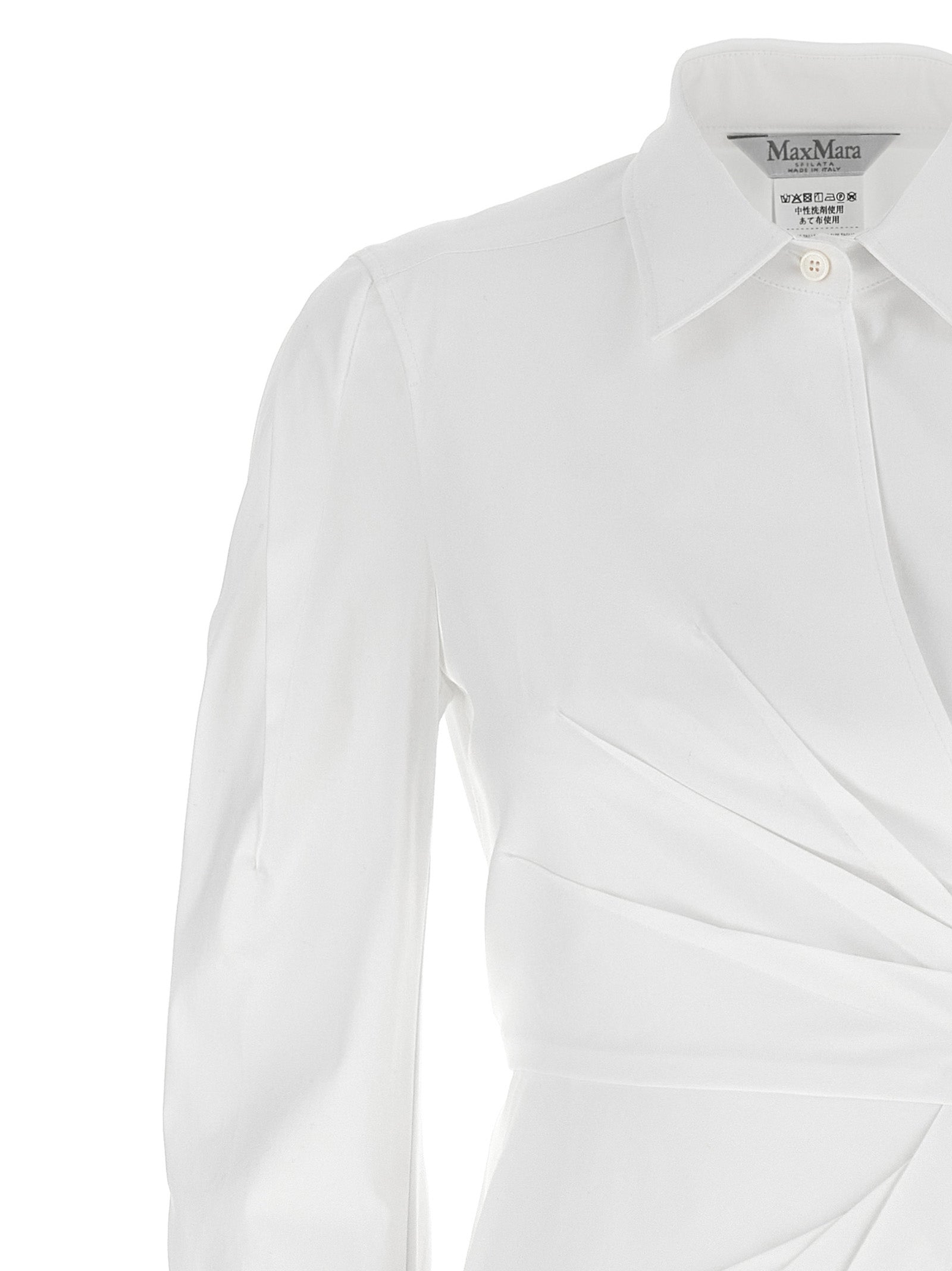 White Cotton Long Dress