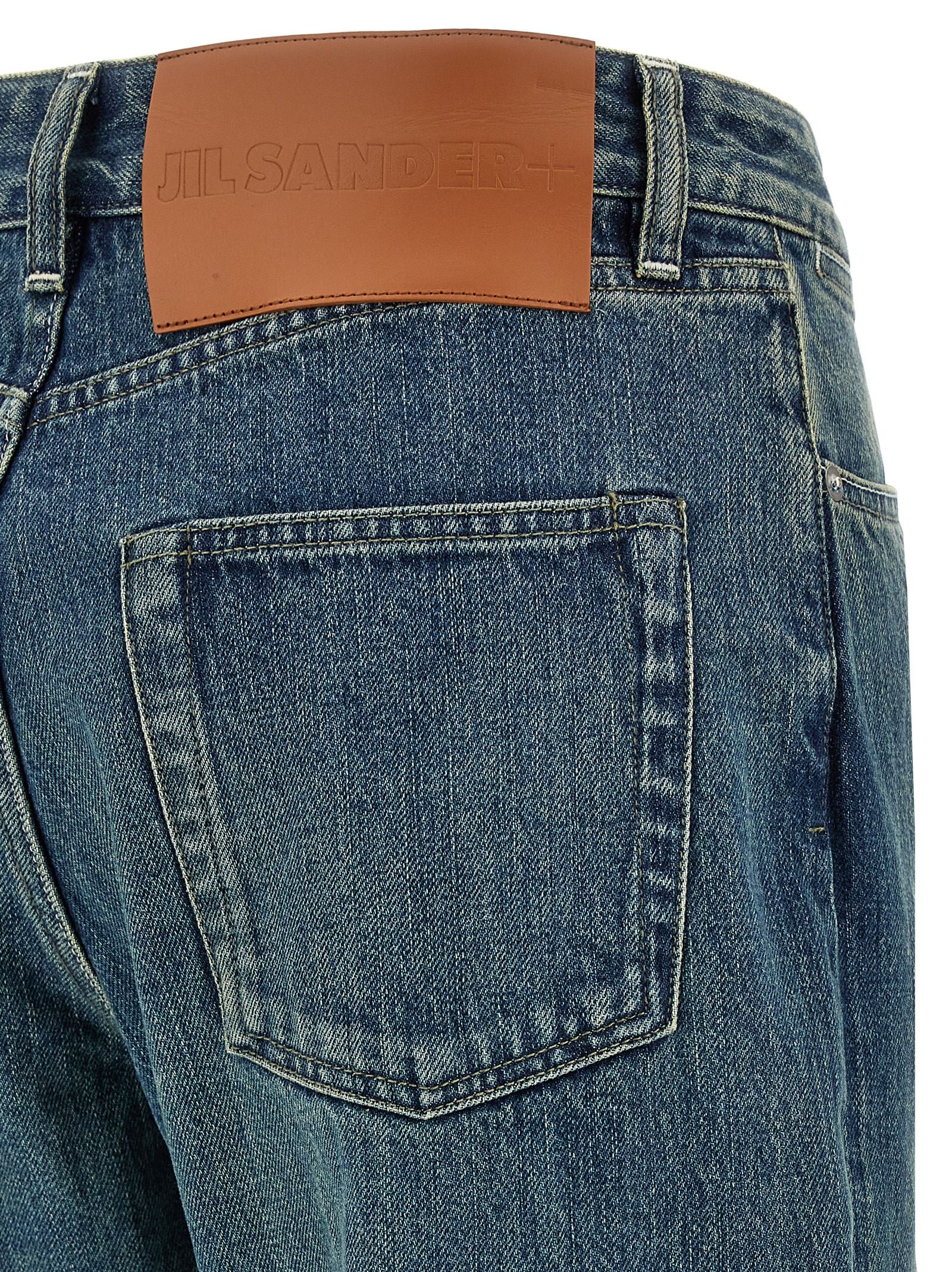 Blue Cotton Slim Fit Jeans