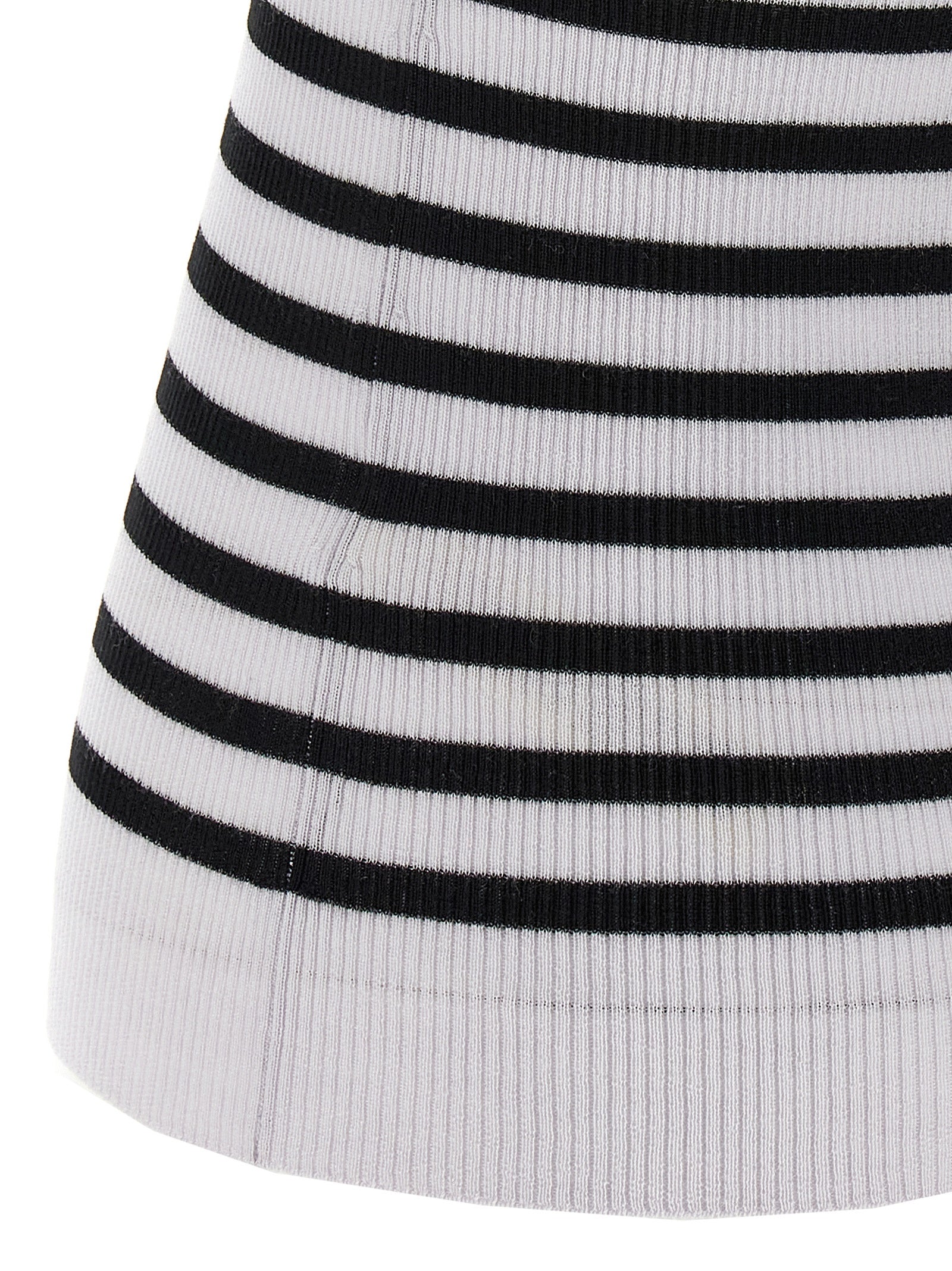 Bicolor Wool Sleeveles T-Shirt