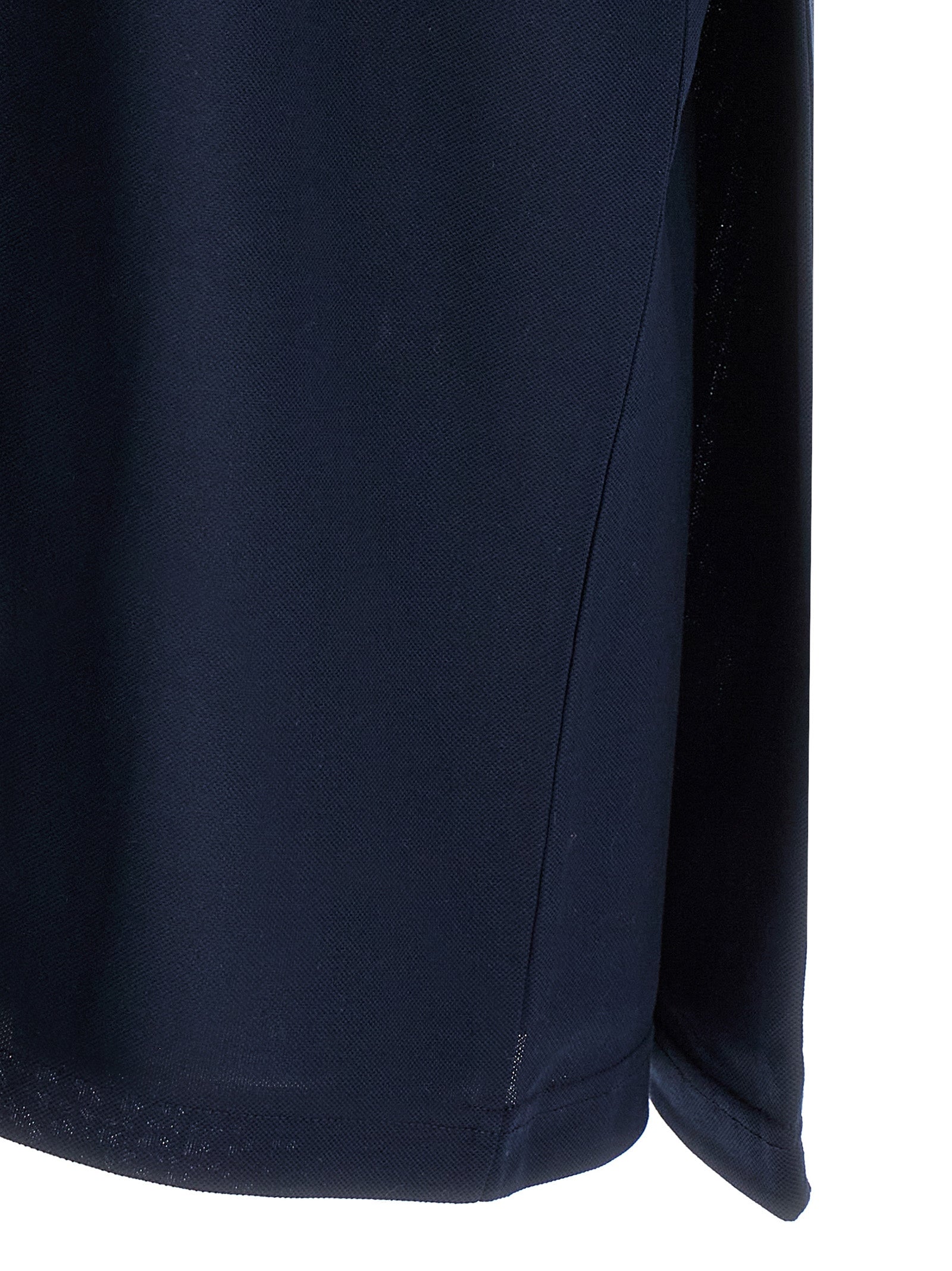 Blue Cotton Polo Shirt