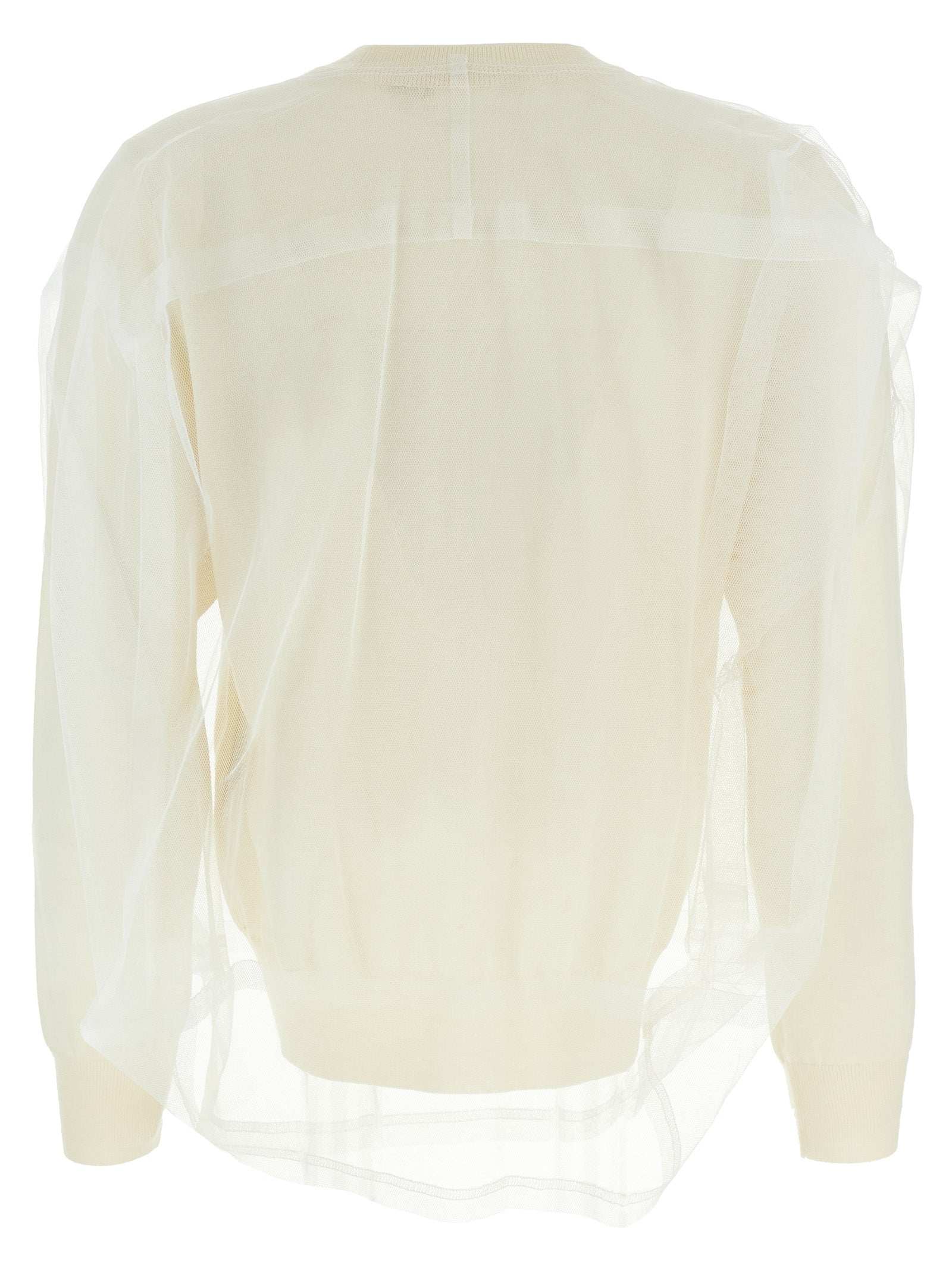 White Wool Cardigan