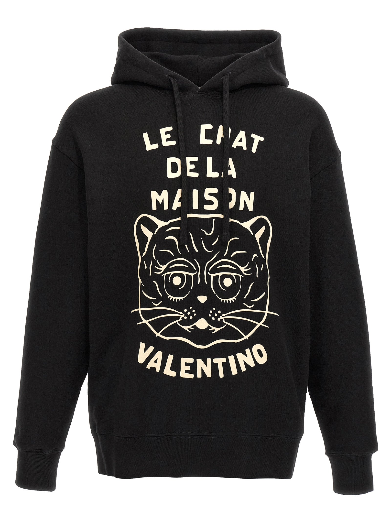 Black Cotton Sweatshirt