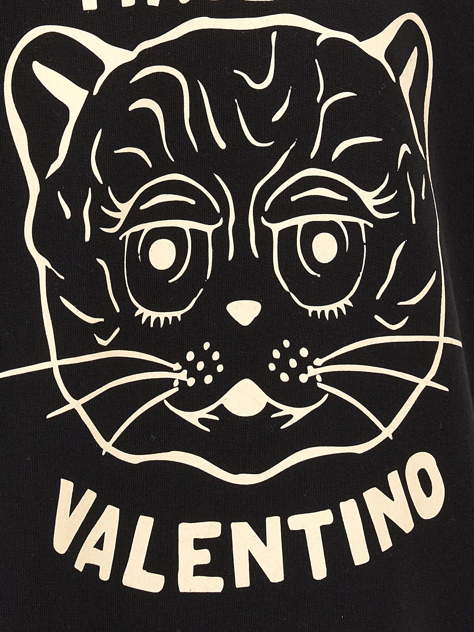 Black Cotton Sweatshirt