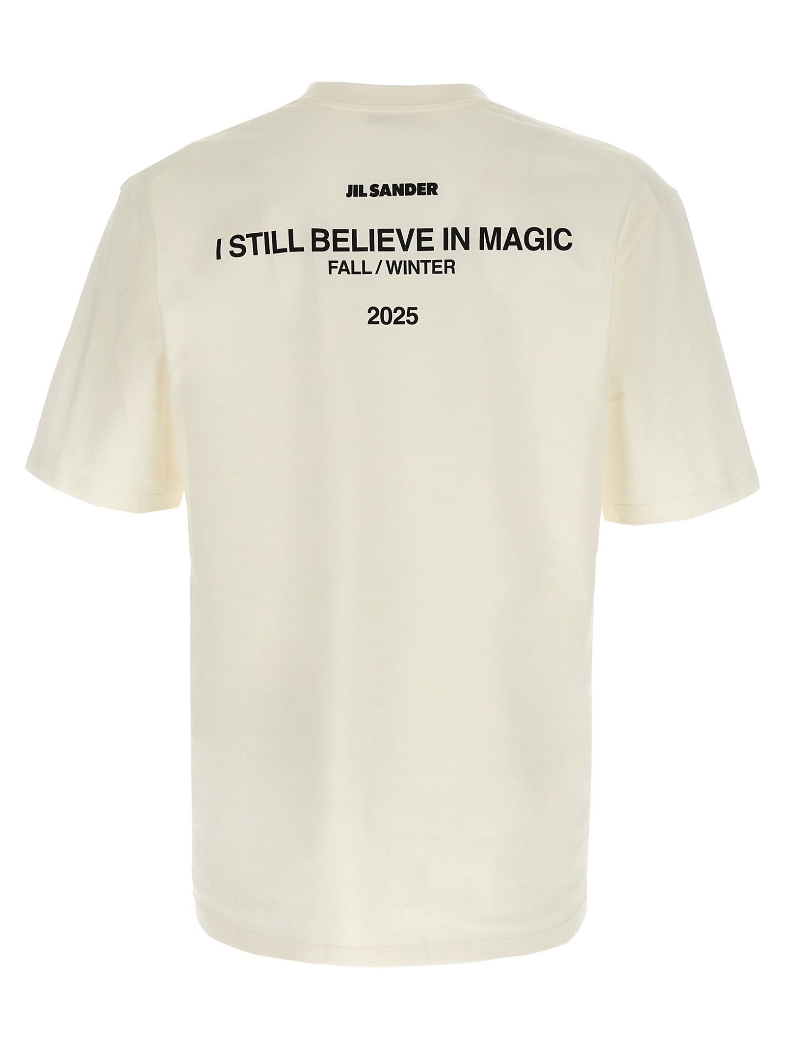 White Cotton Long Sleeve T-Shirt