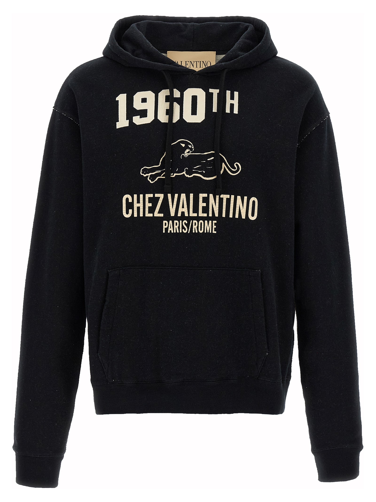 Black Cotton Sweatshirt