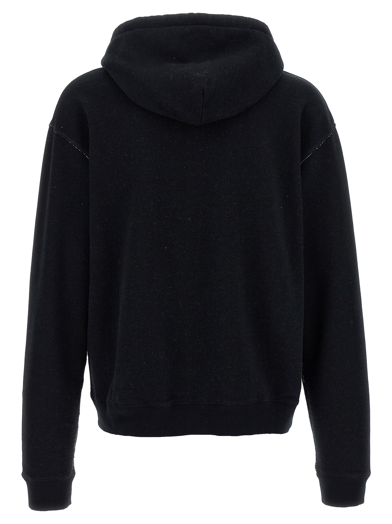 Black Cotton Sweatshirt