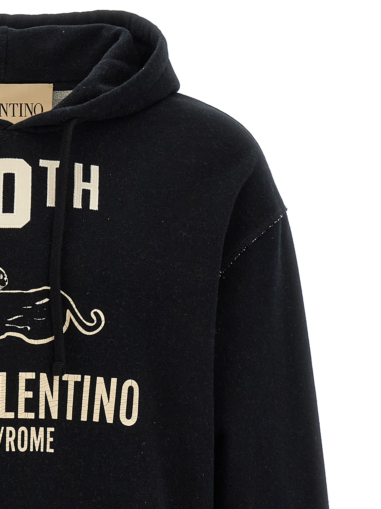 Black Cotton Sweatshirt