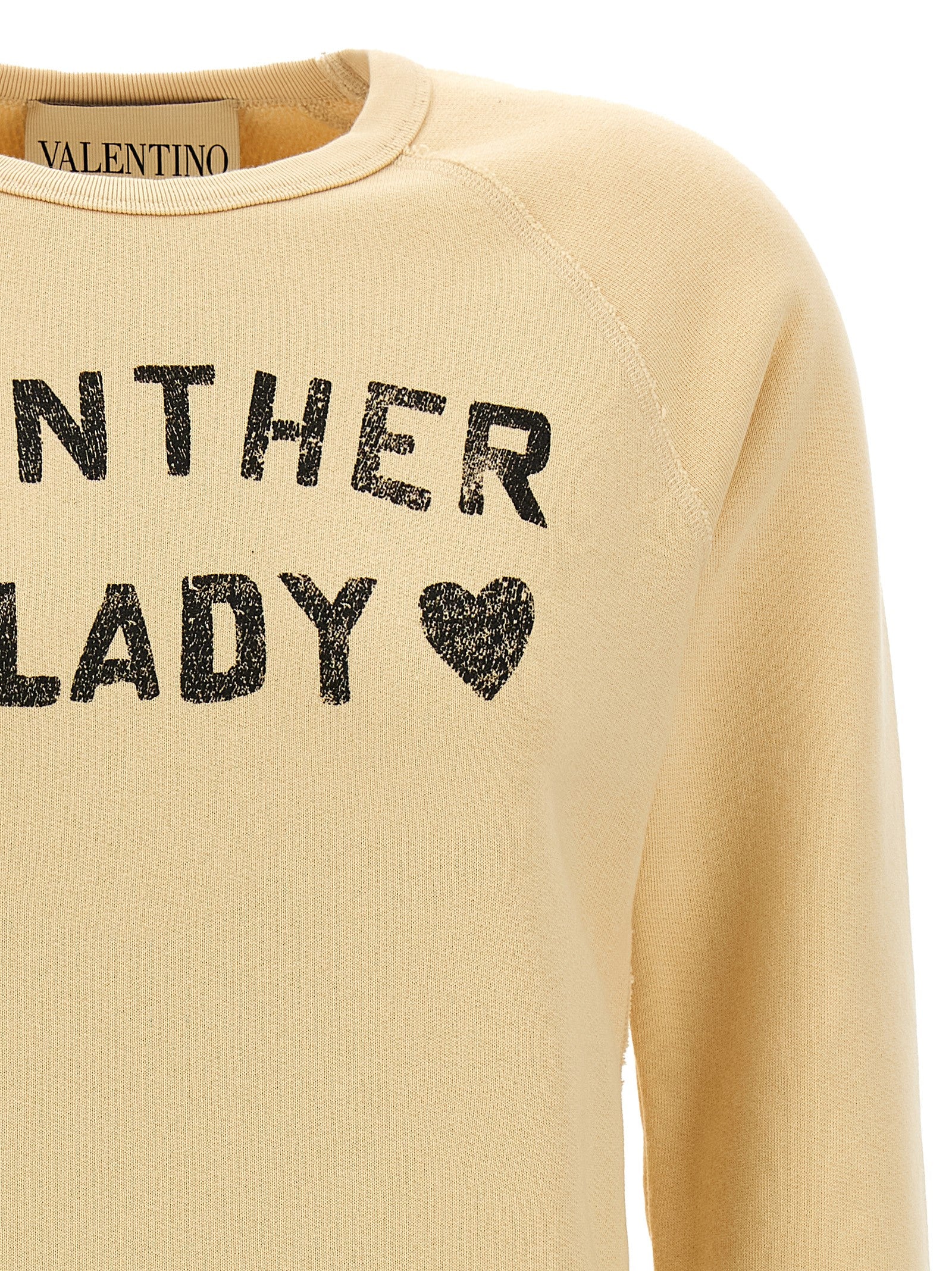 Beige Cotton Sweatshirt