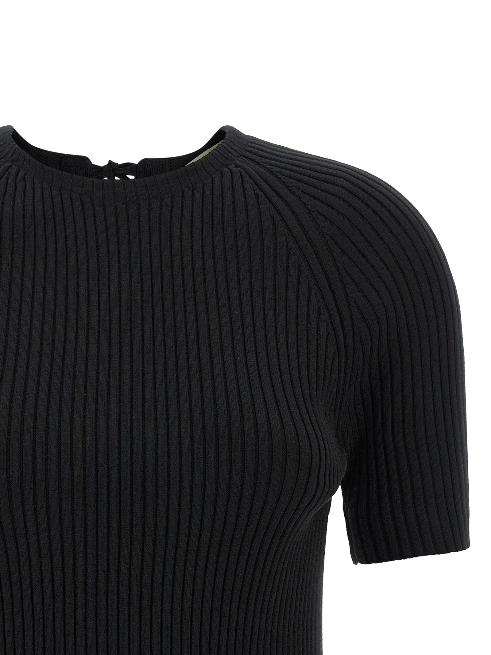 Black Cotton Cardigan