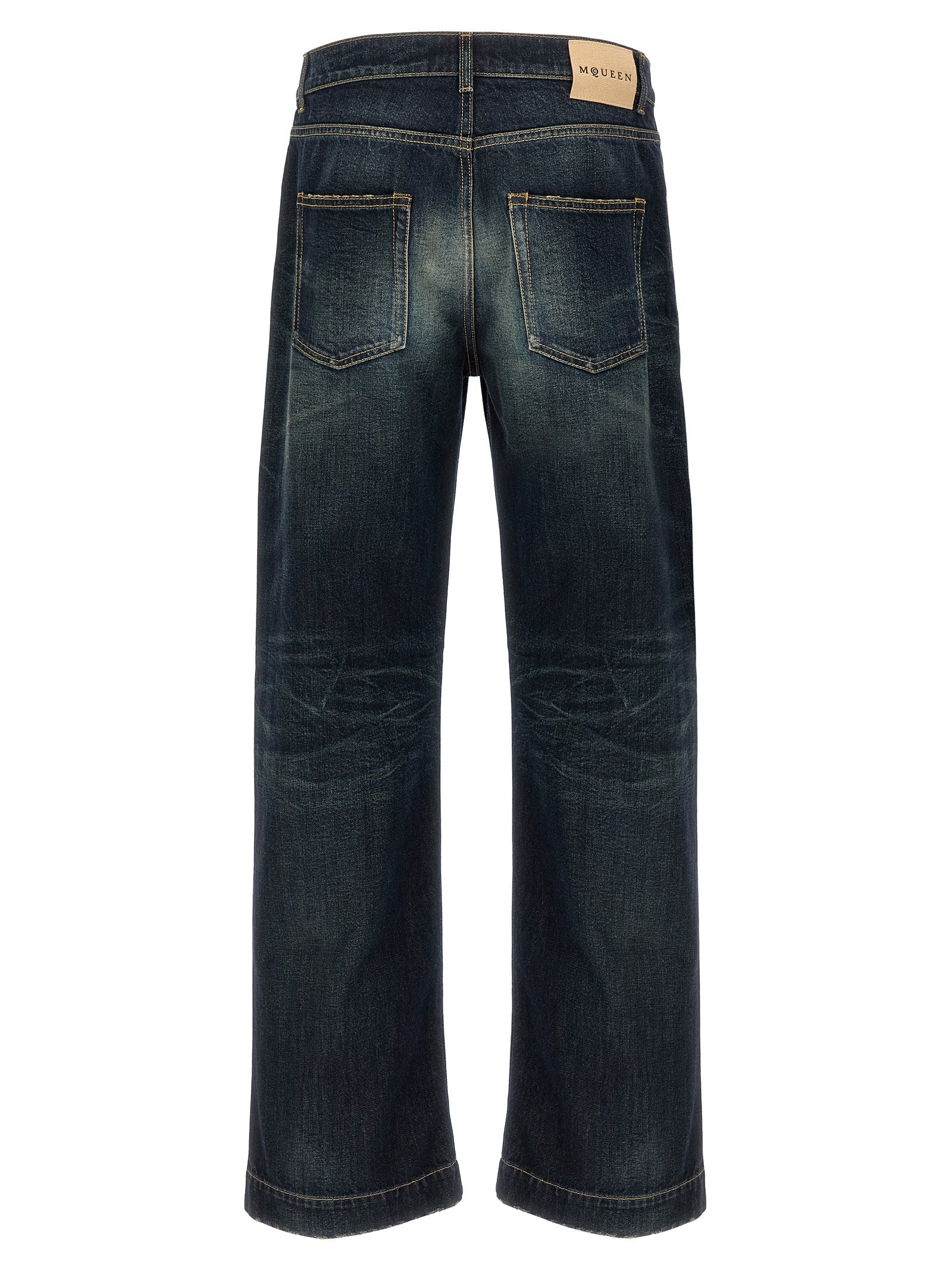Blue Cotton Jeans Denim