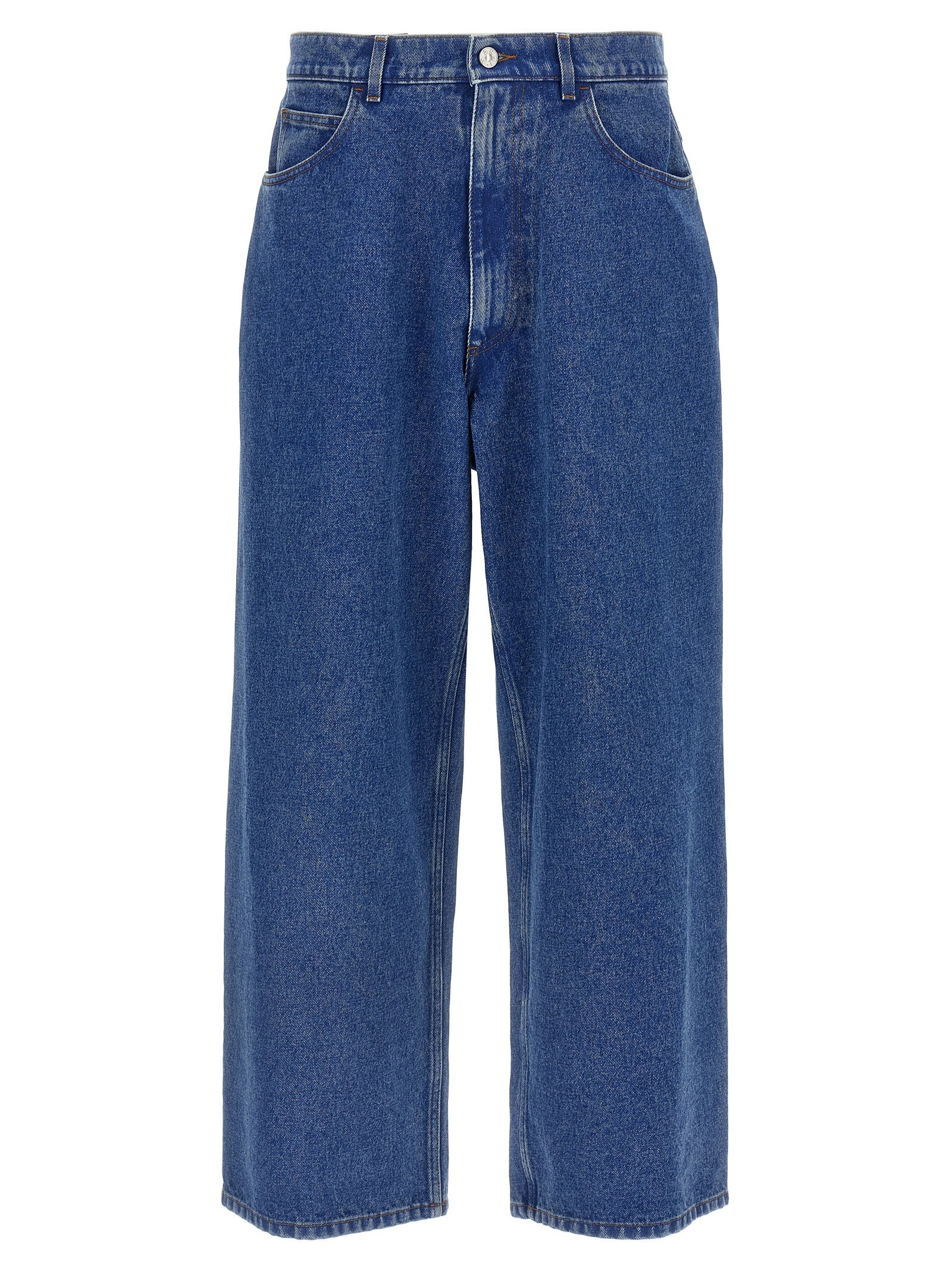 Blue Cotton Jeans Denim