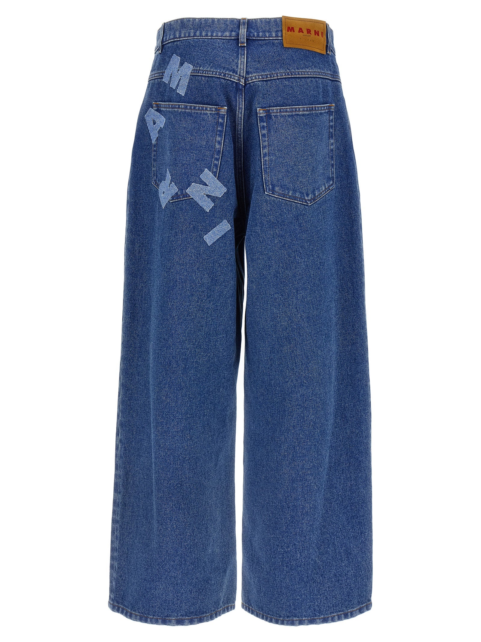 Blue Cotton Jeans Denim
