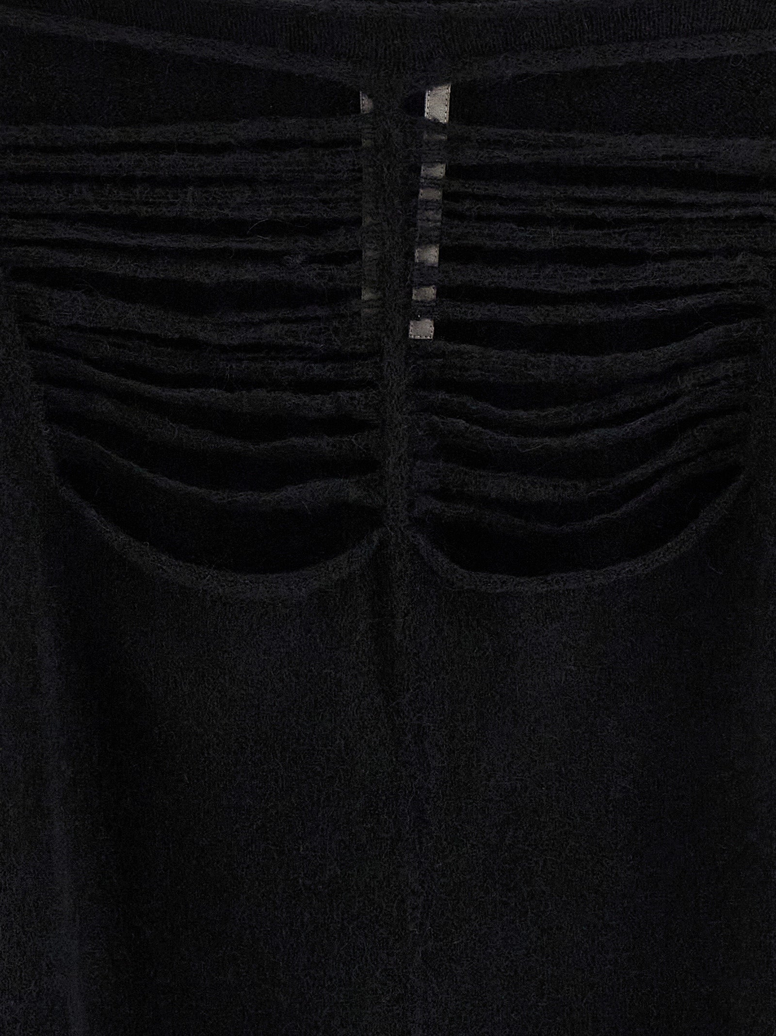 Black Wool Cardigan