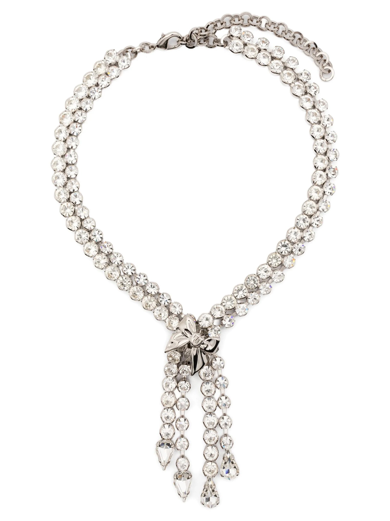 Silver Glass Necklace