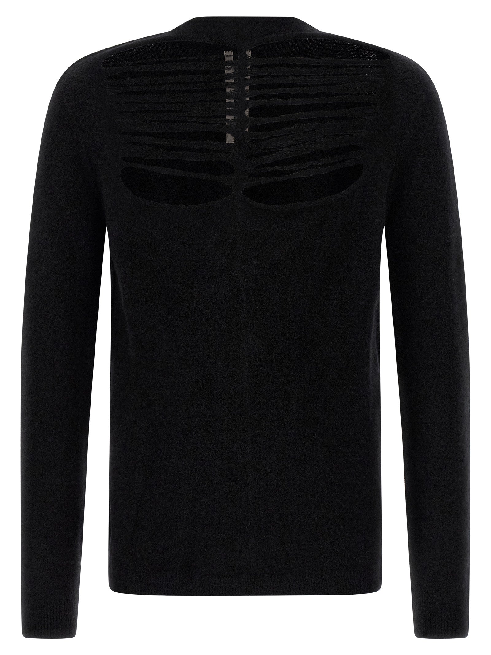 Black Wool Cardigan