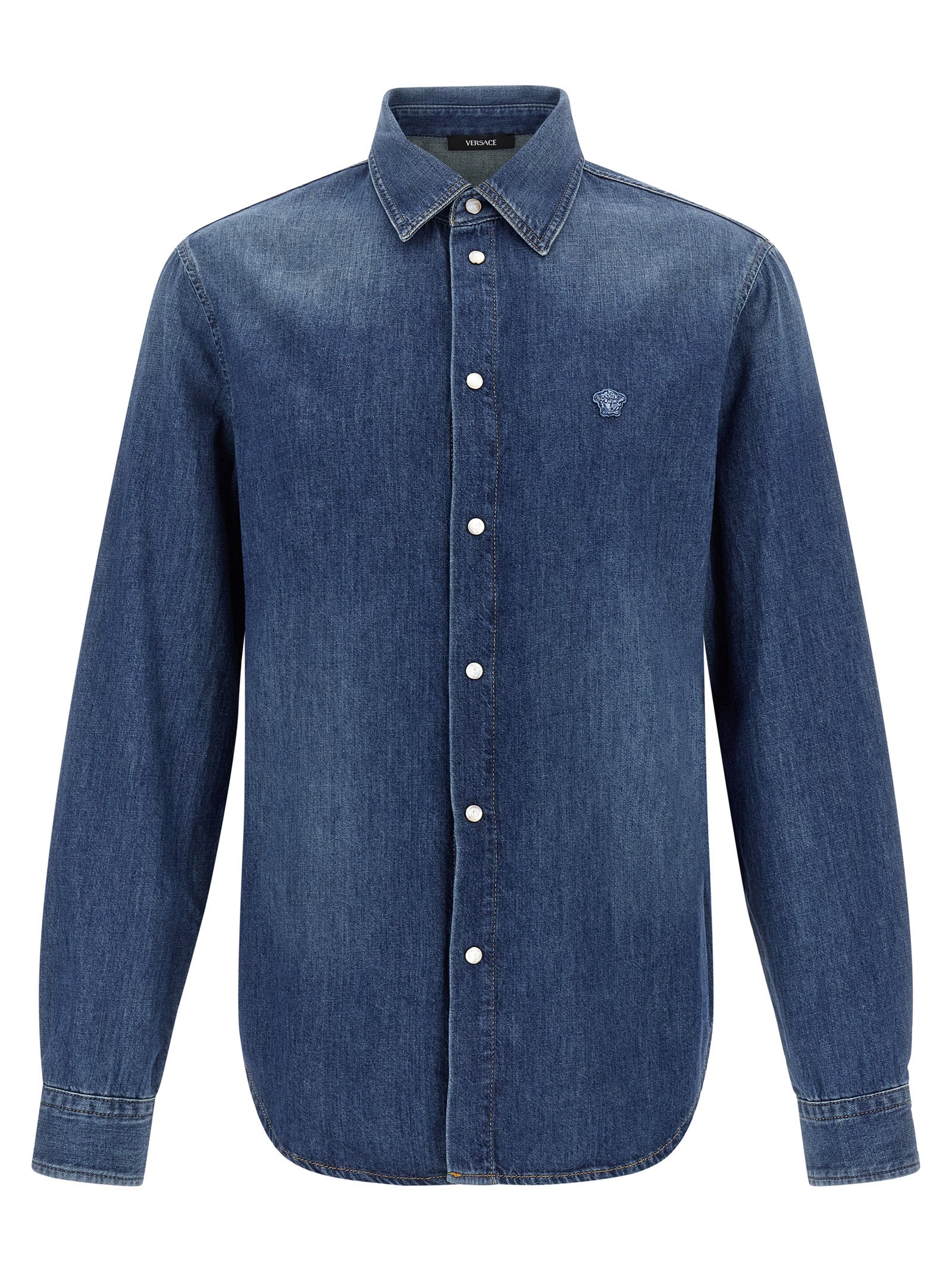 Blue Cotton Blouse