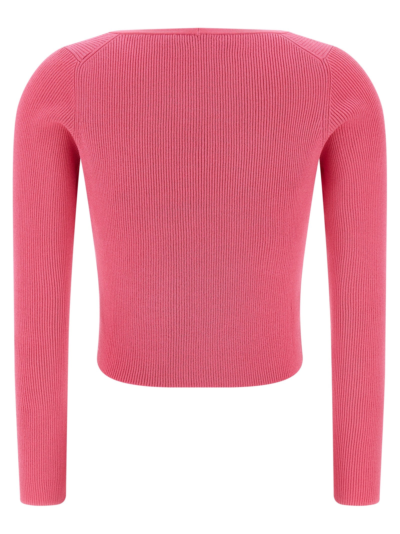 Fuchsia Viscose Cardigan