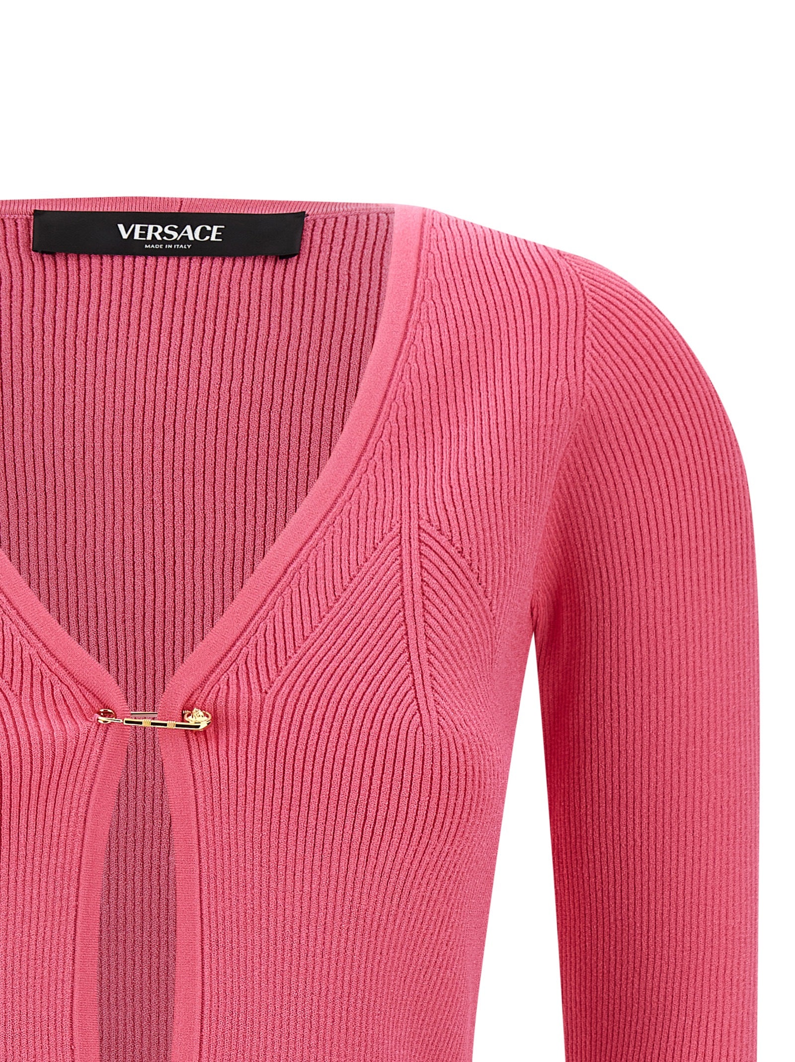 Fuchsia Viscose Cardigan