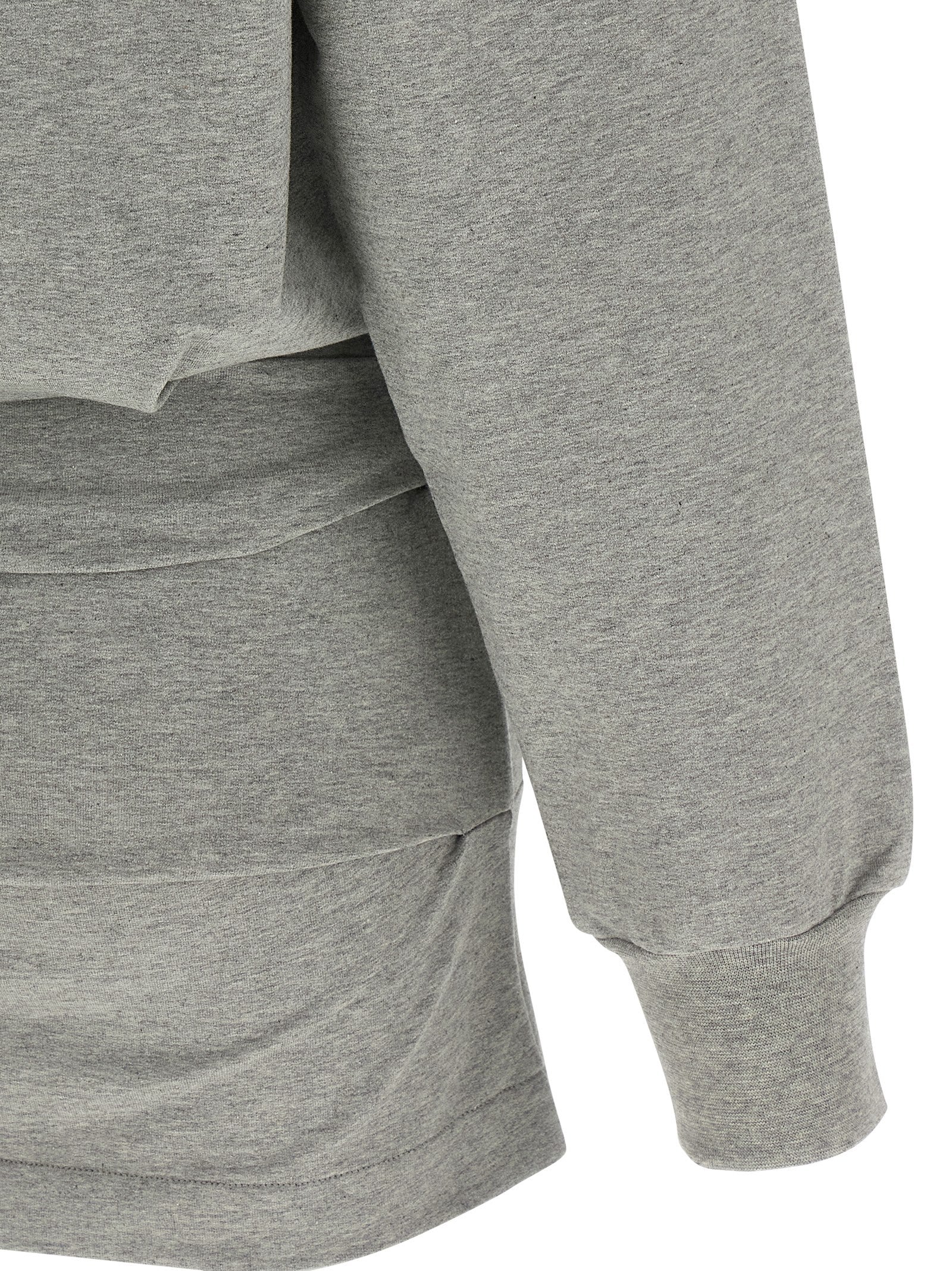 Gray Cotton Short Dress