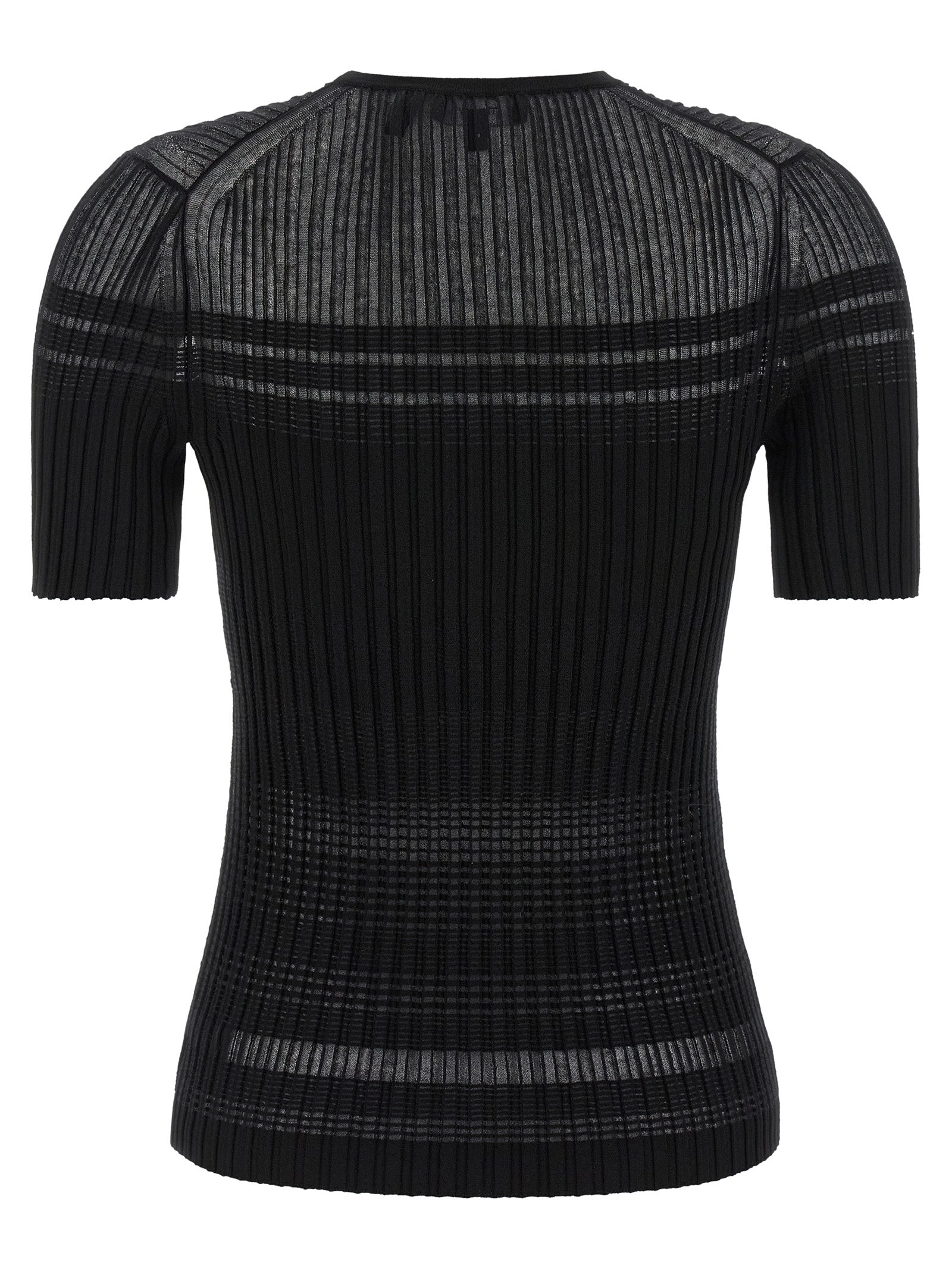 Black Viscose T-Shirt