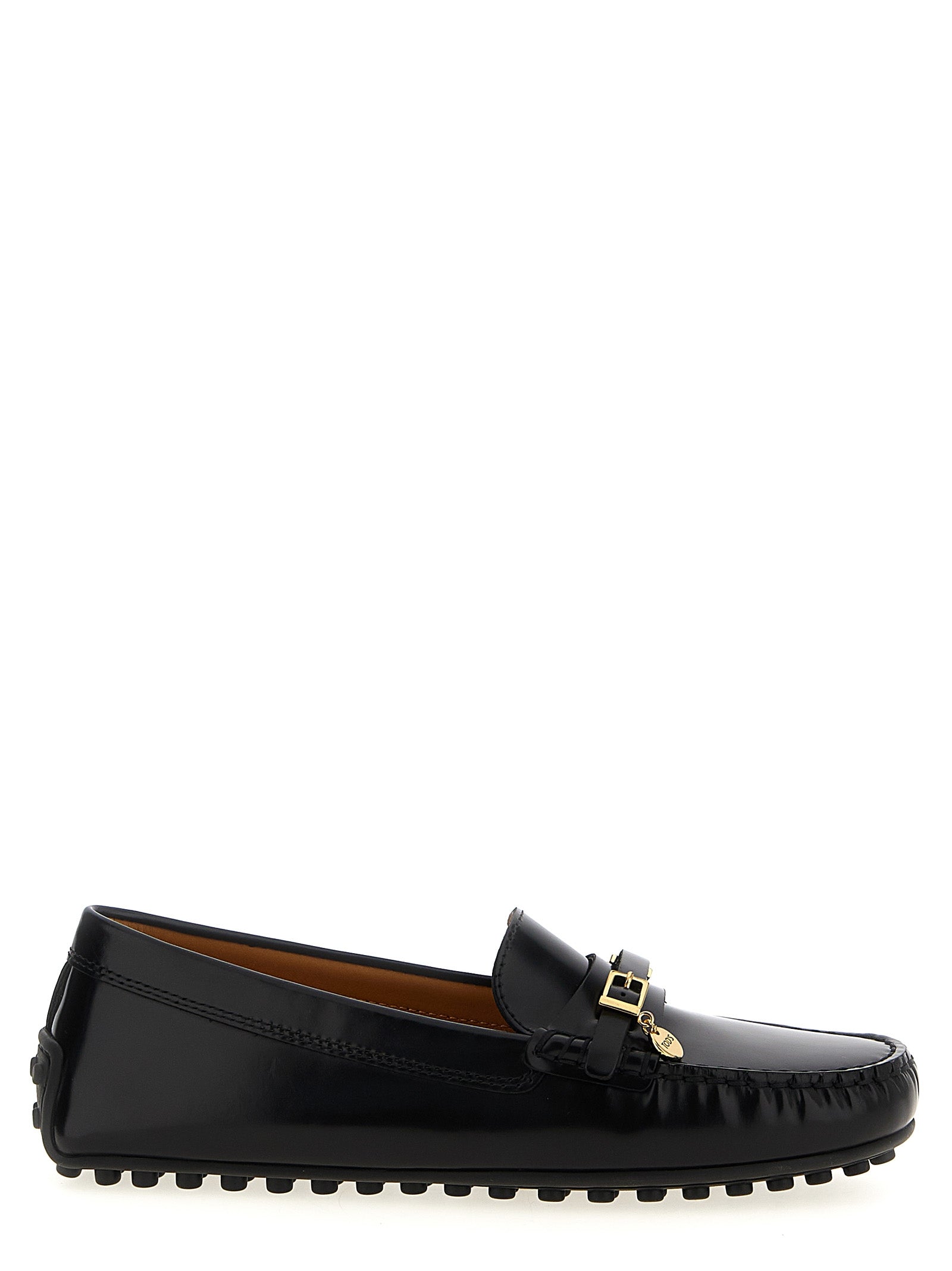Black Calfskin Slip-On Loafers