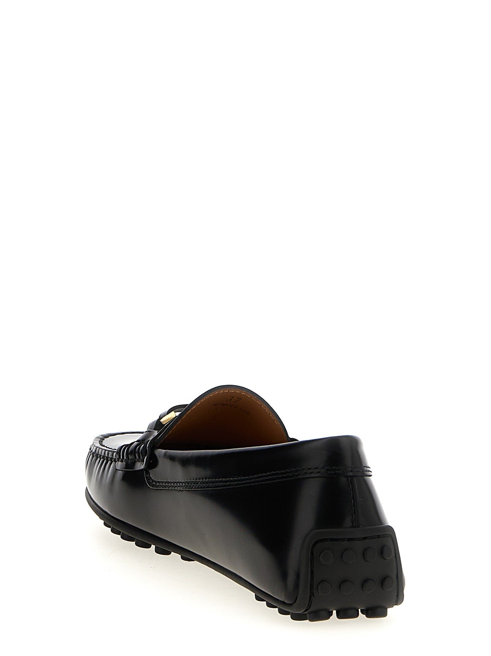 Black Calfskin Slip-On Loafers