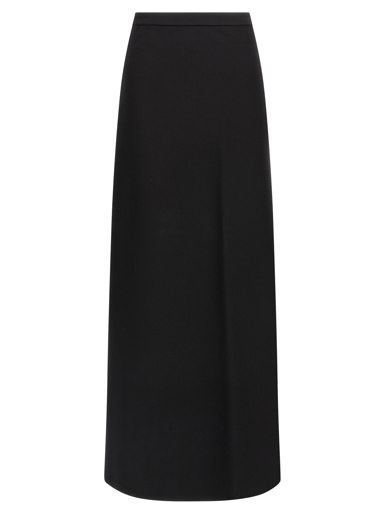 Black Viscose Mini Skirt