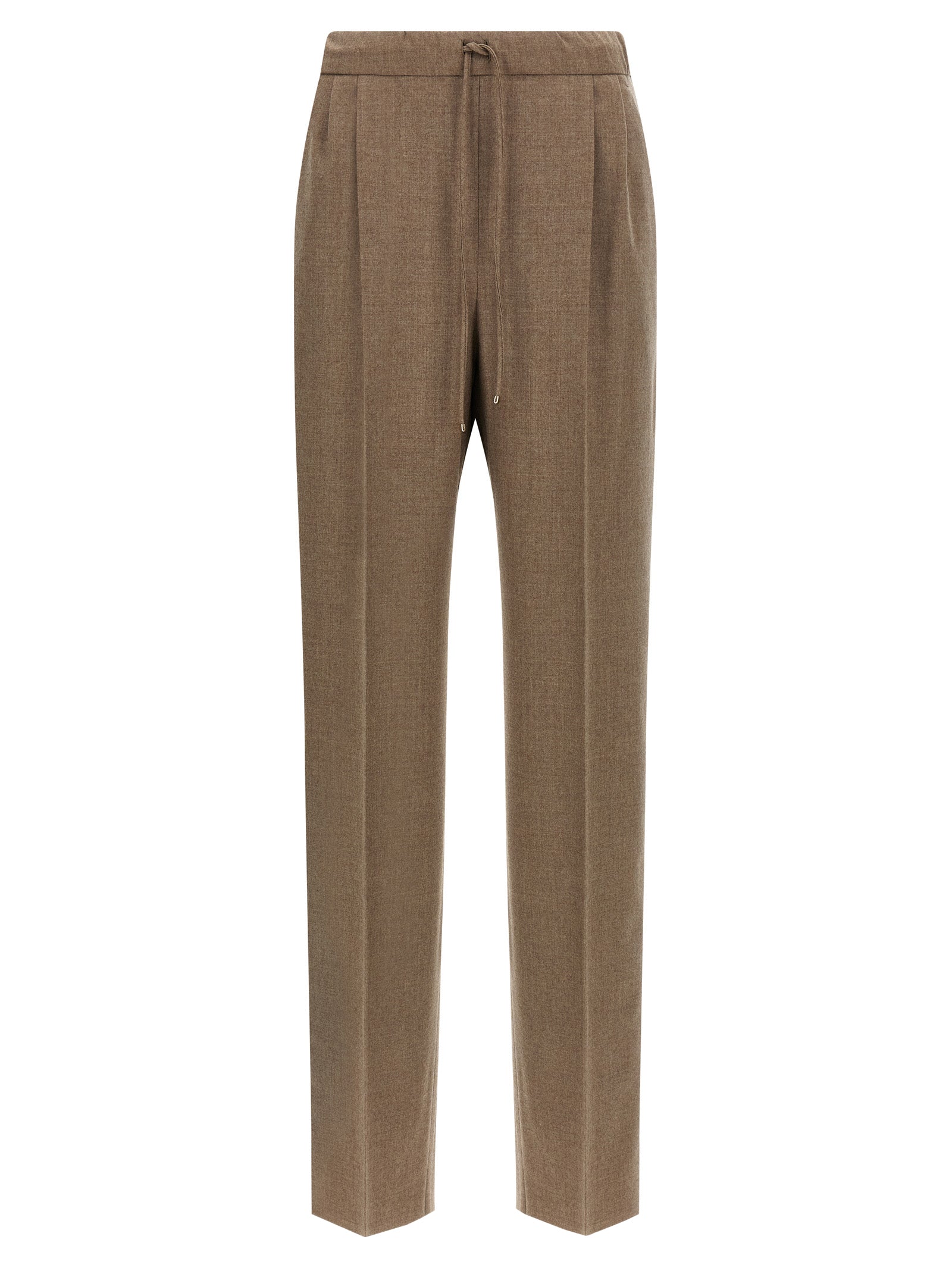 Gray Cashmere Casual Pants