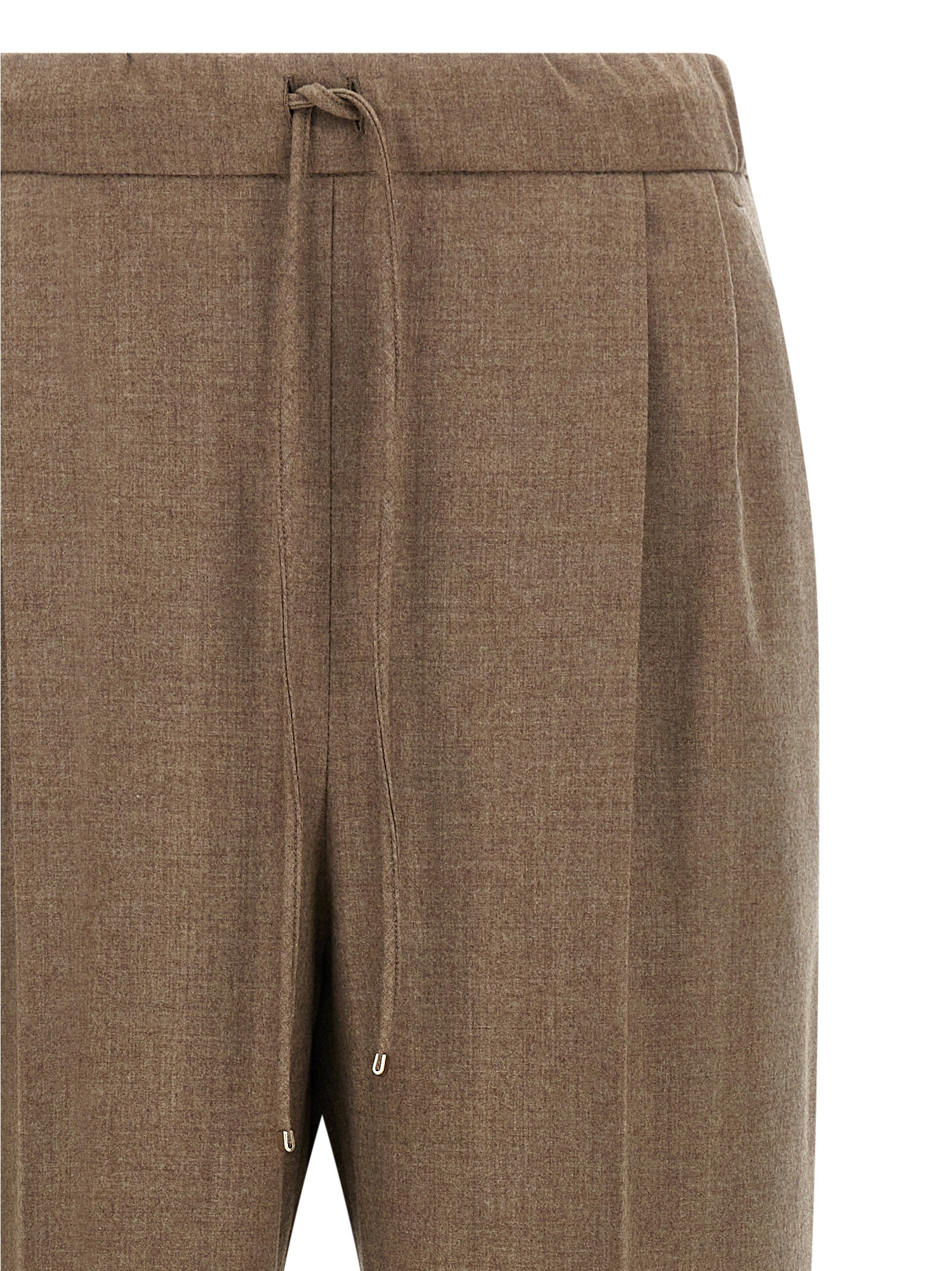 Gray Cashmere Casual Pants