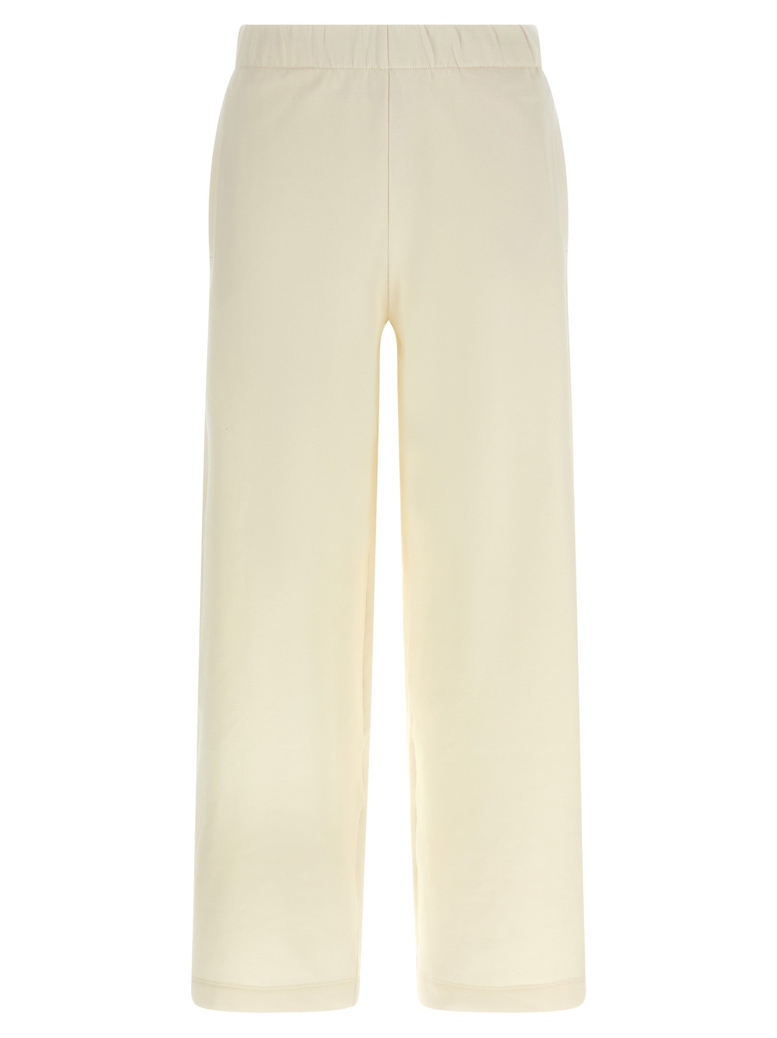 White Silk Casual Pants