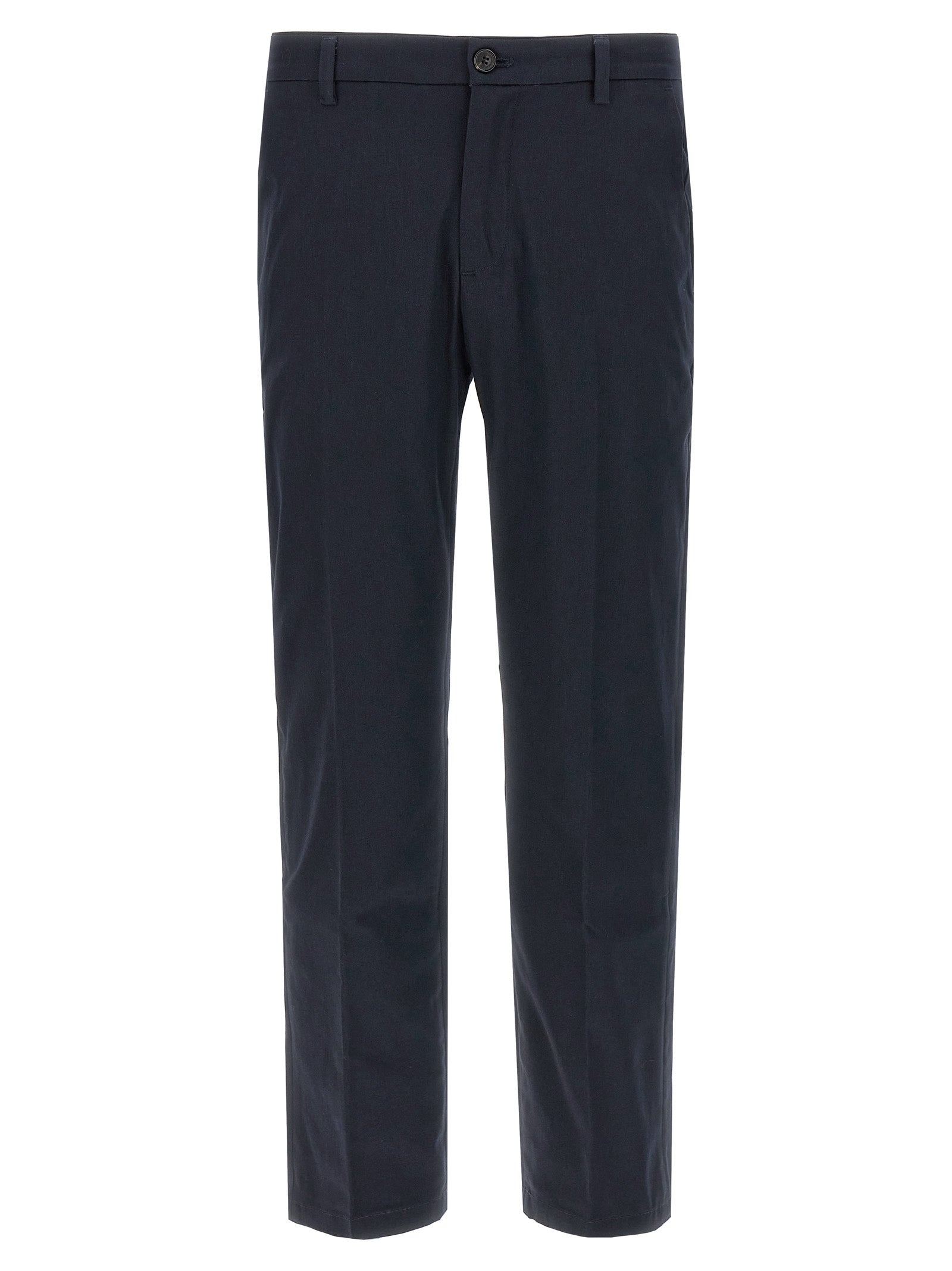 Gray Cotton Cropped Pants