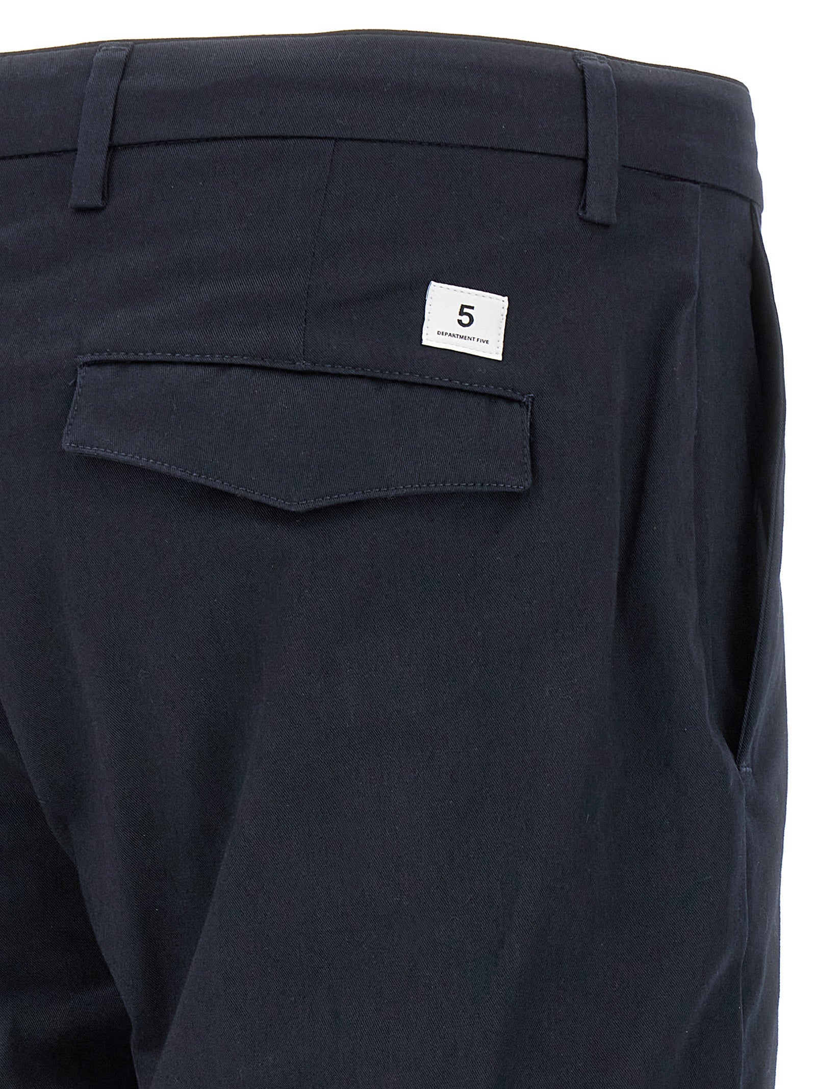 Gray Cotton Cropped Pants