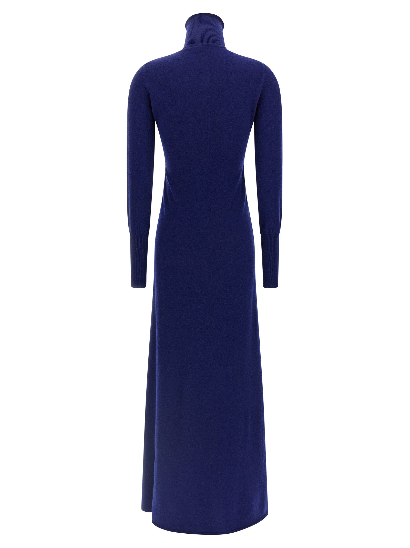 Blue Cashmere Long Dress