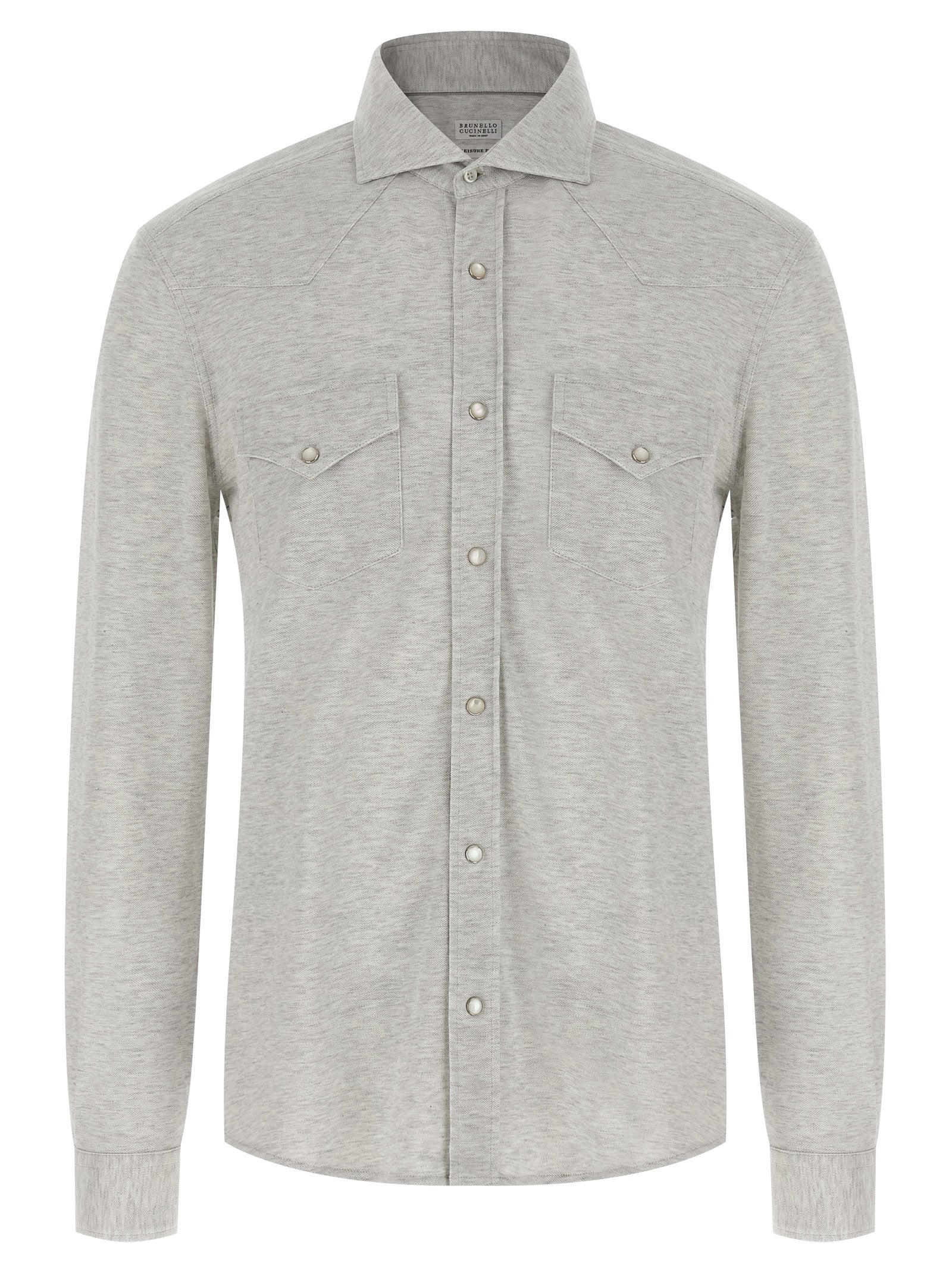 Gray Cotton Blouse
