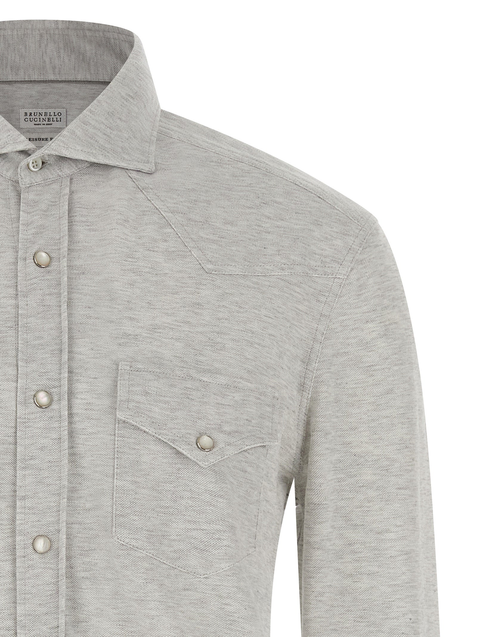 Gray Cotton Blouse