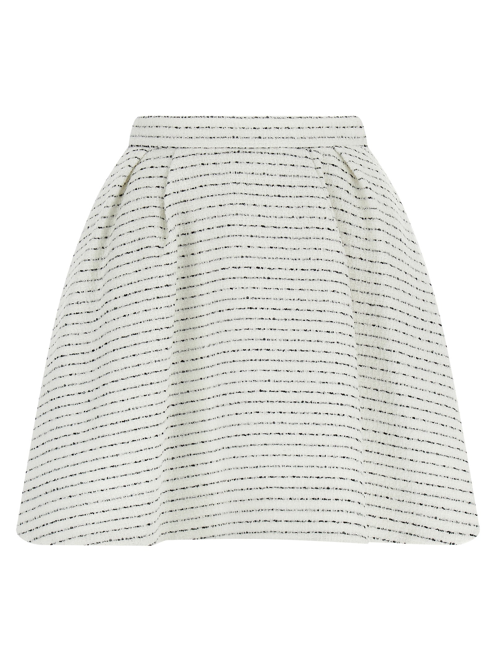 White Polyamide Long Skirt