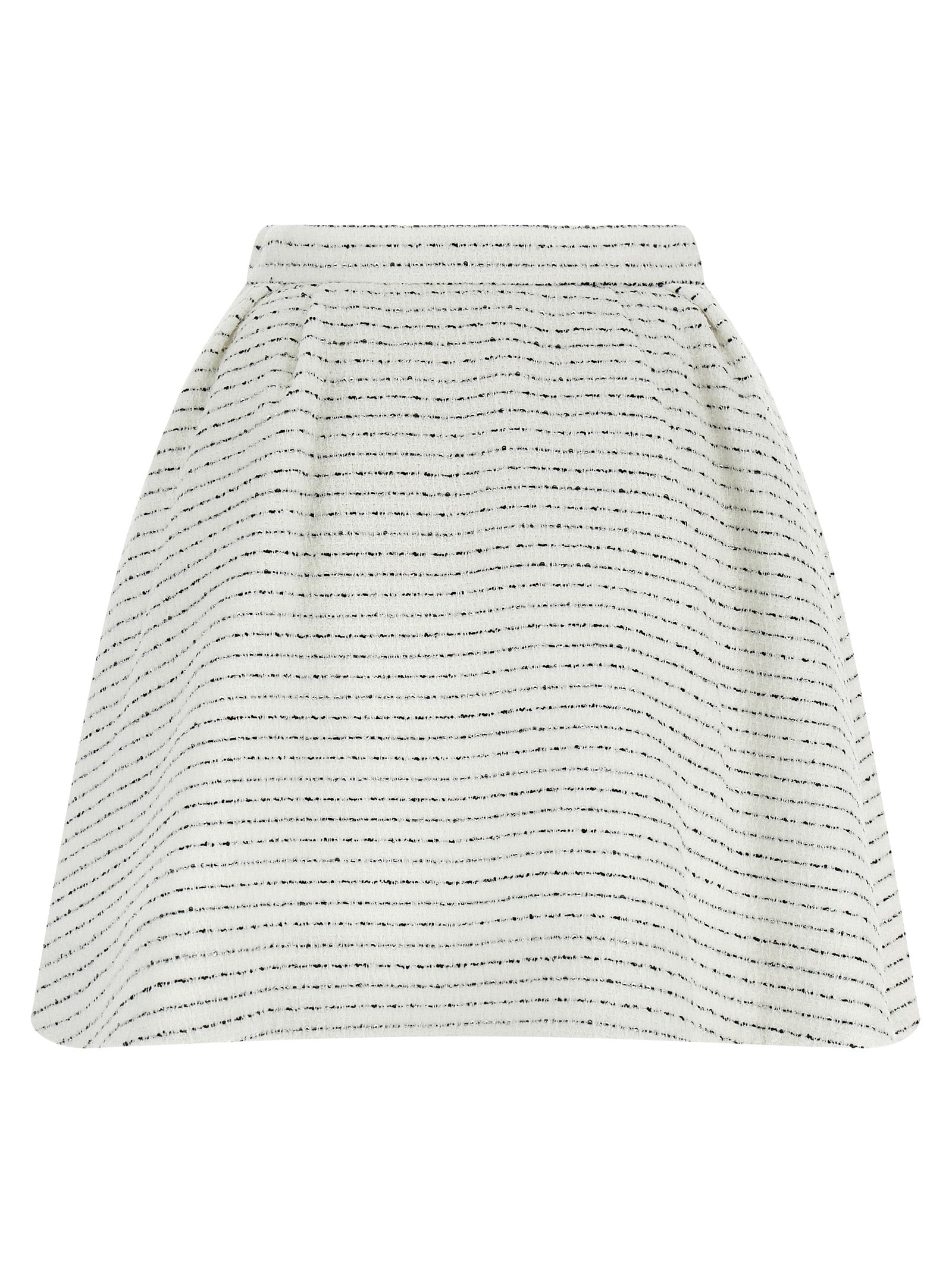 White Polyamide Long Skirt
