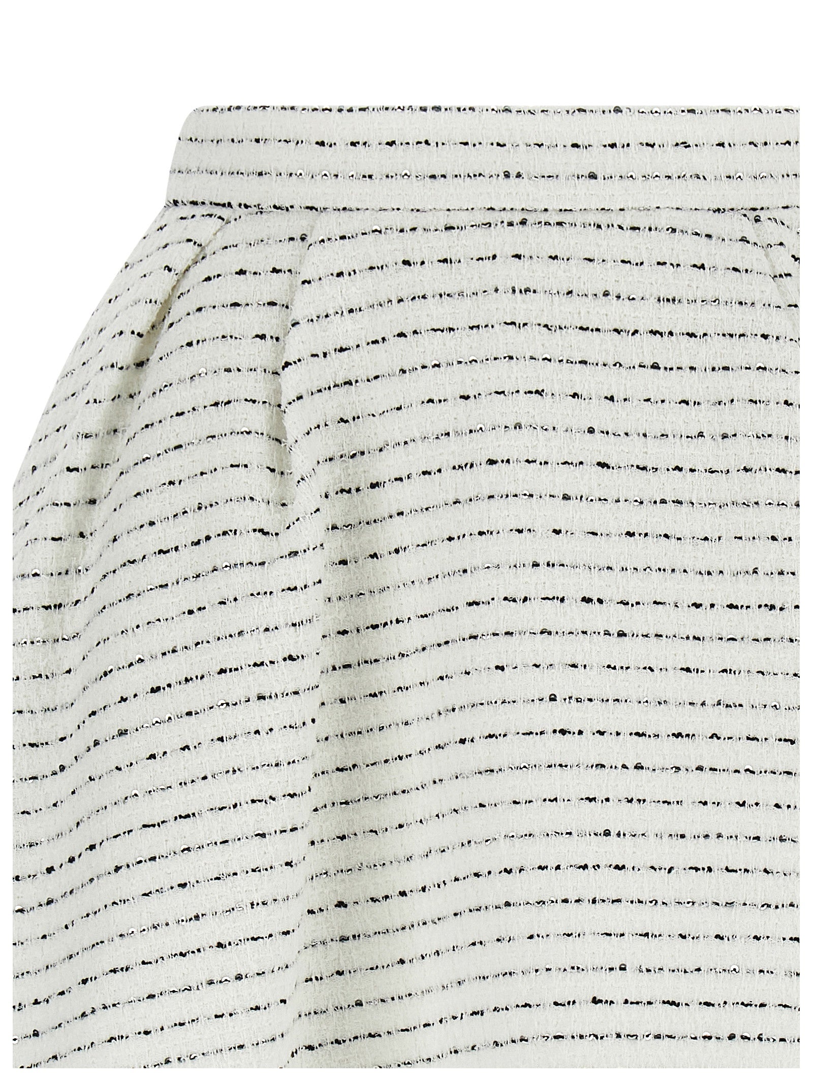 White Polyamide Long Skirt