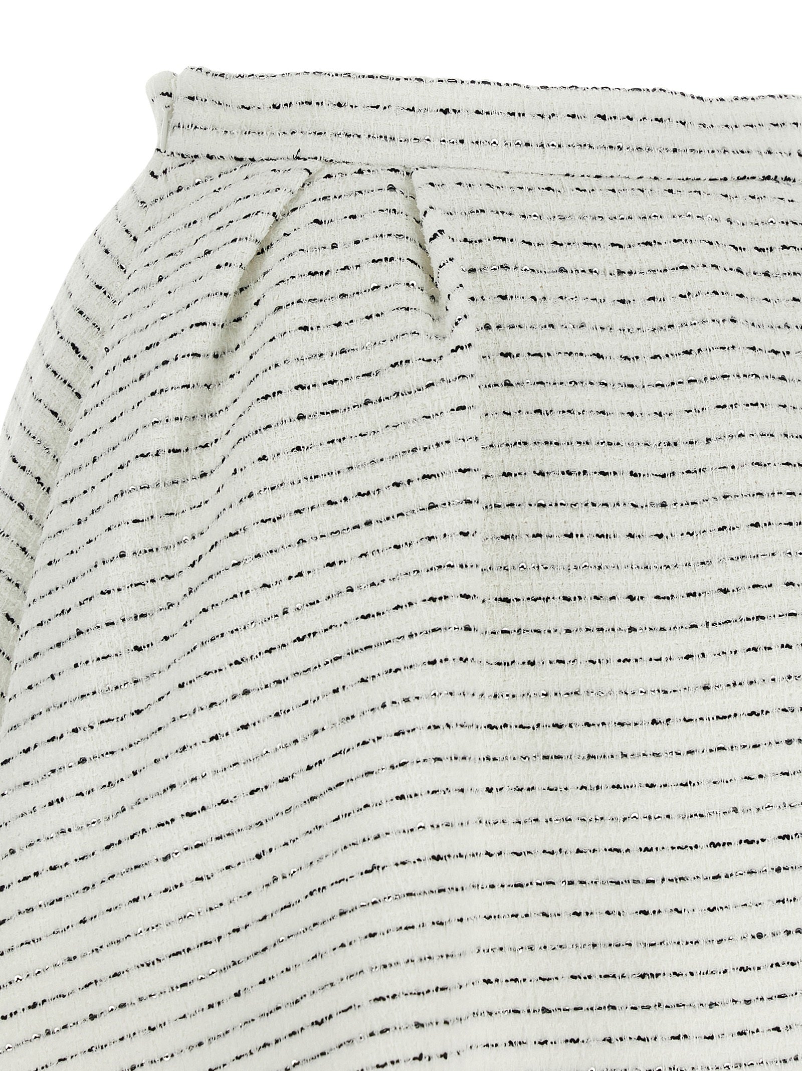 White Polyamide Long Skirt