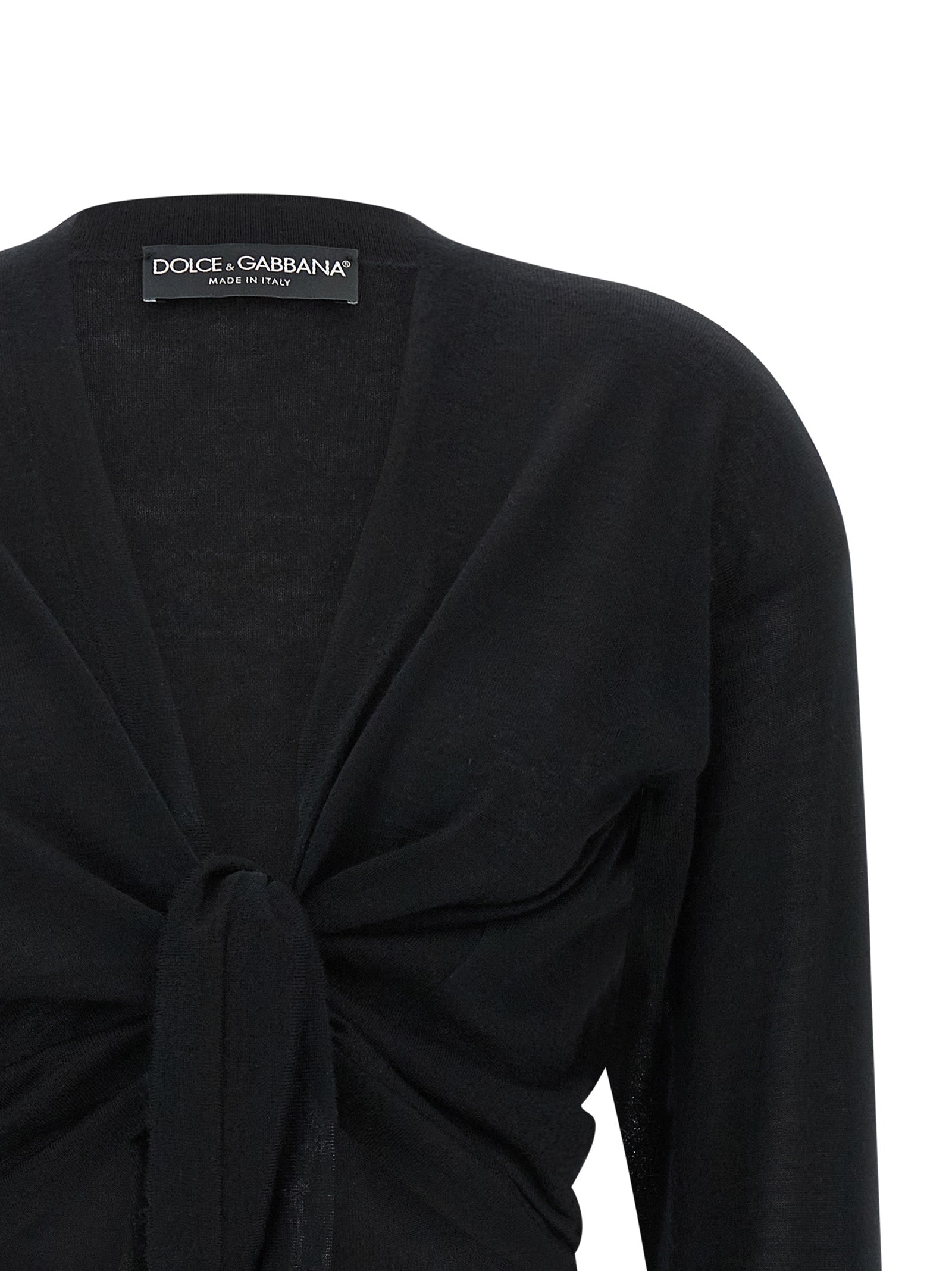 Black Cashmere Cardigan