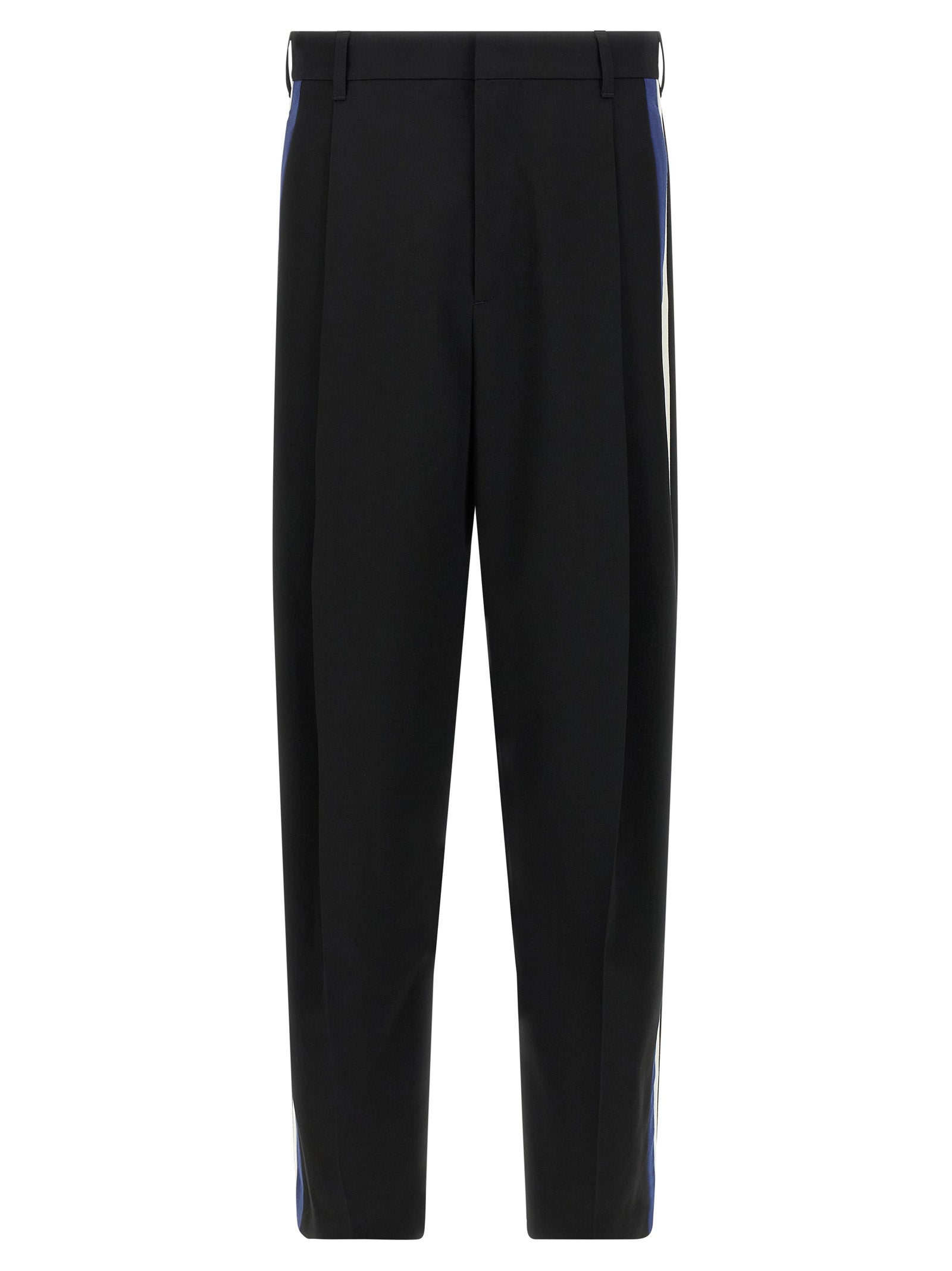 Black Virgin Wool Dress Pants