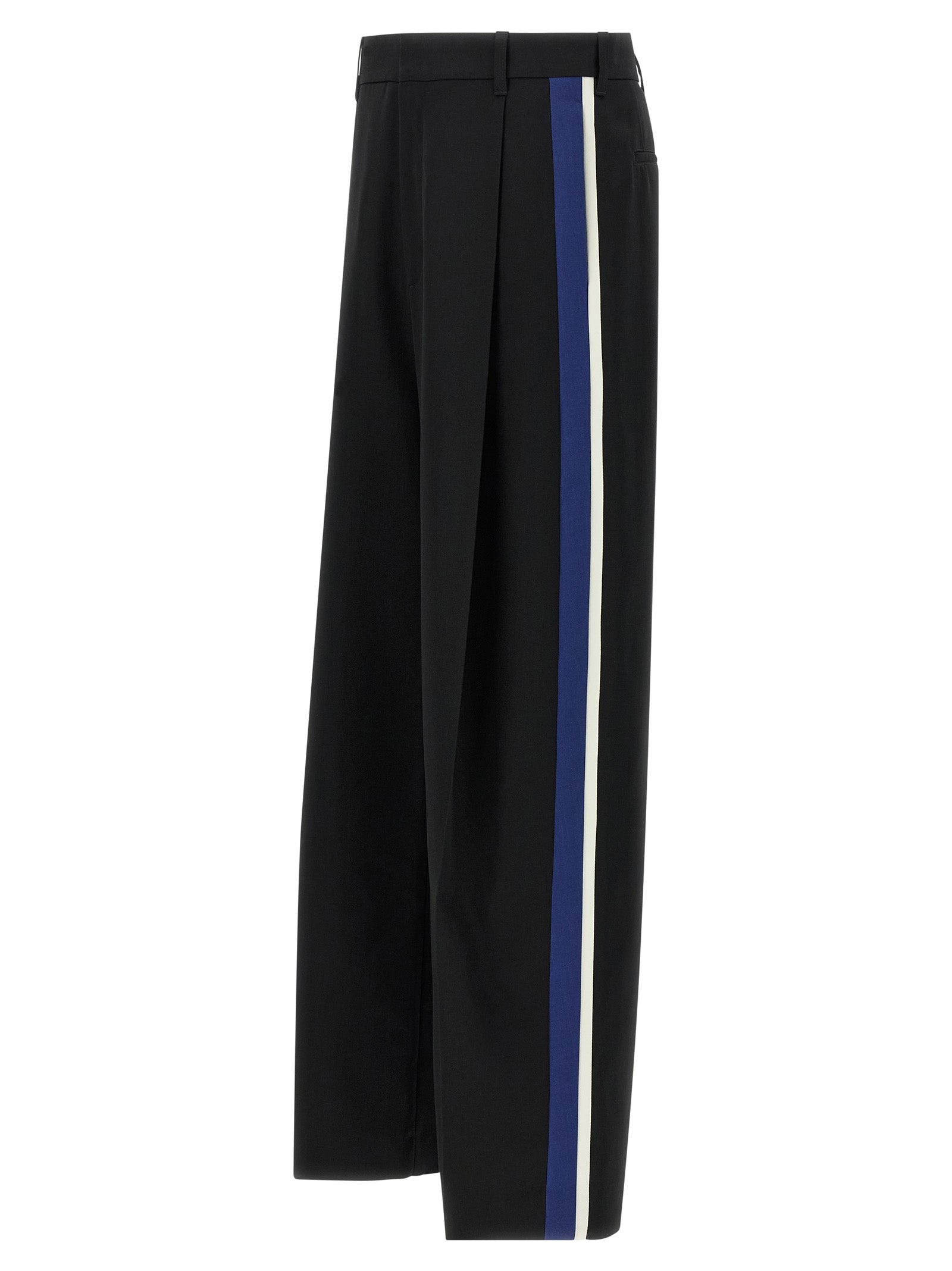Black Virgin Wool Dress Pants