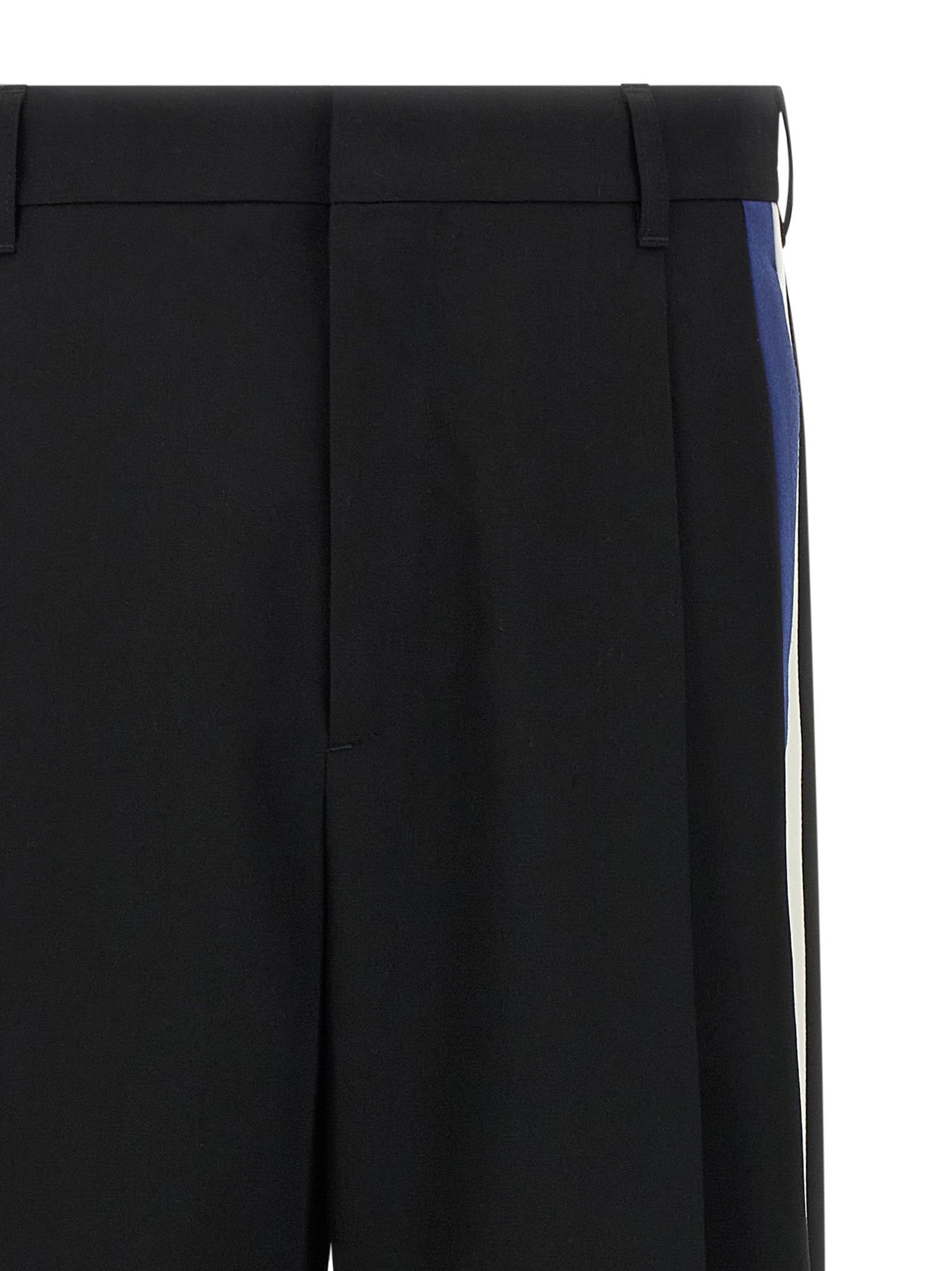 Black Virgin Wool Dress Pants