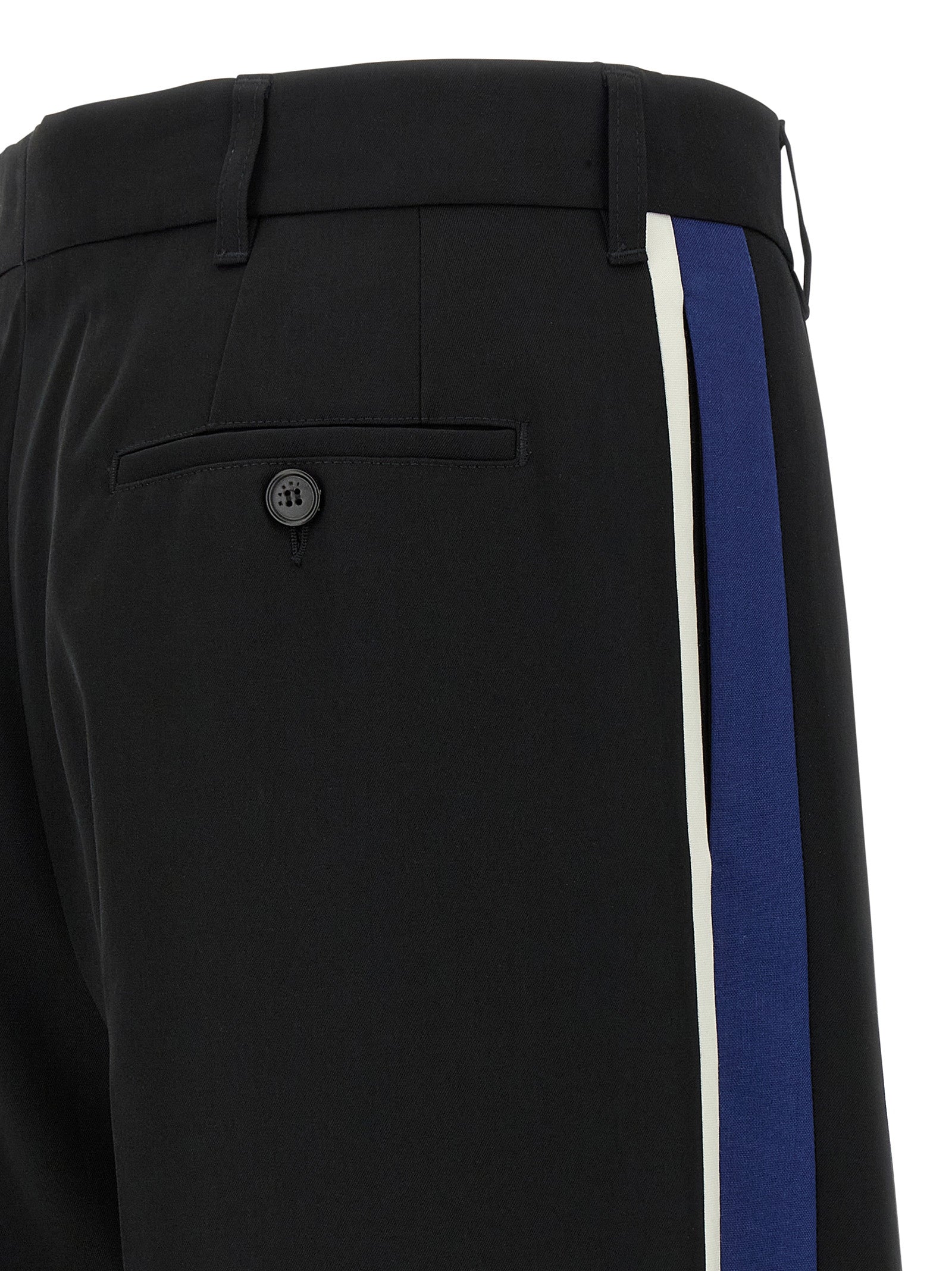 Black Virgin Wool Dress Pants