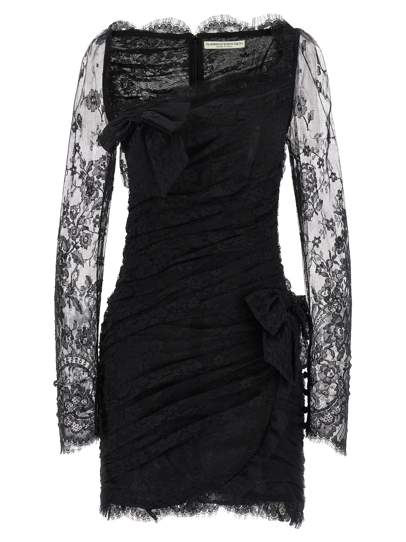 Black Organic Cotton Short Dress