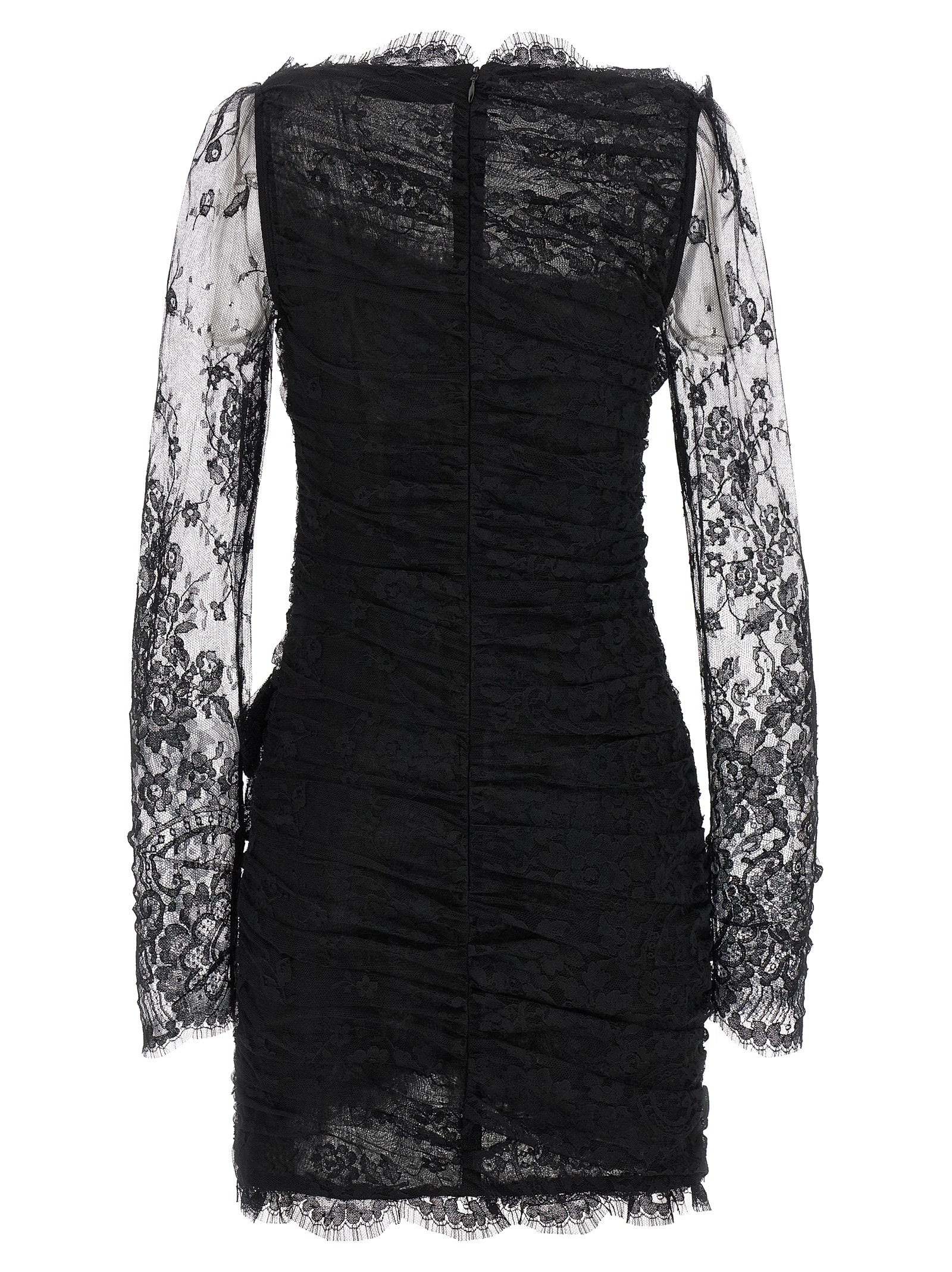Black Organic Cotton Short Dress
