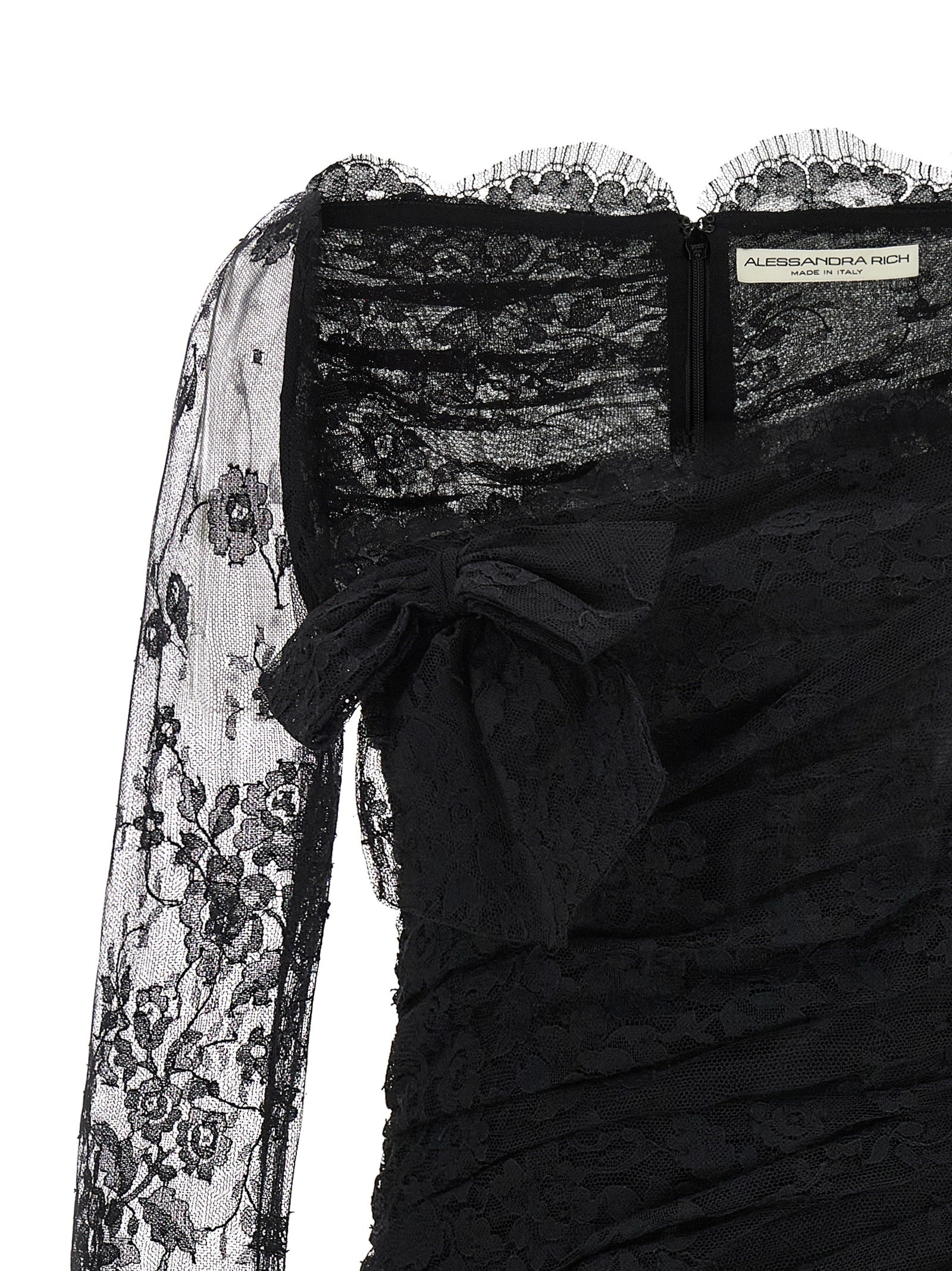 Black Organic Cotton Short Dress