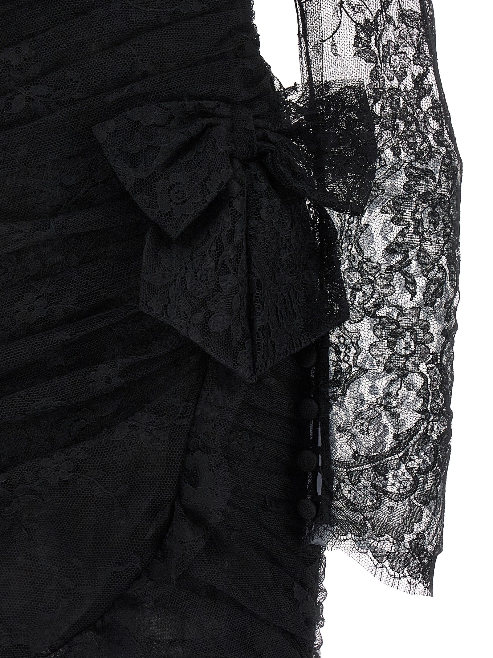 Black Organic Cotton Short Dress