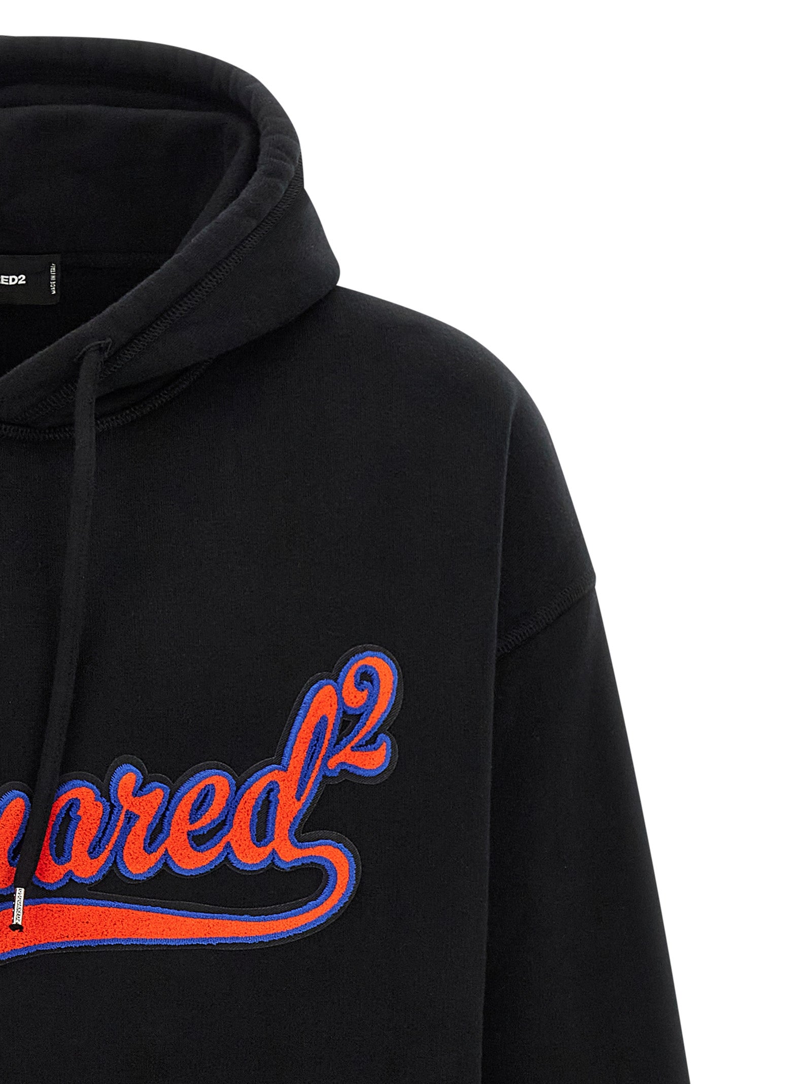 Black Cotton Sweatshirt