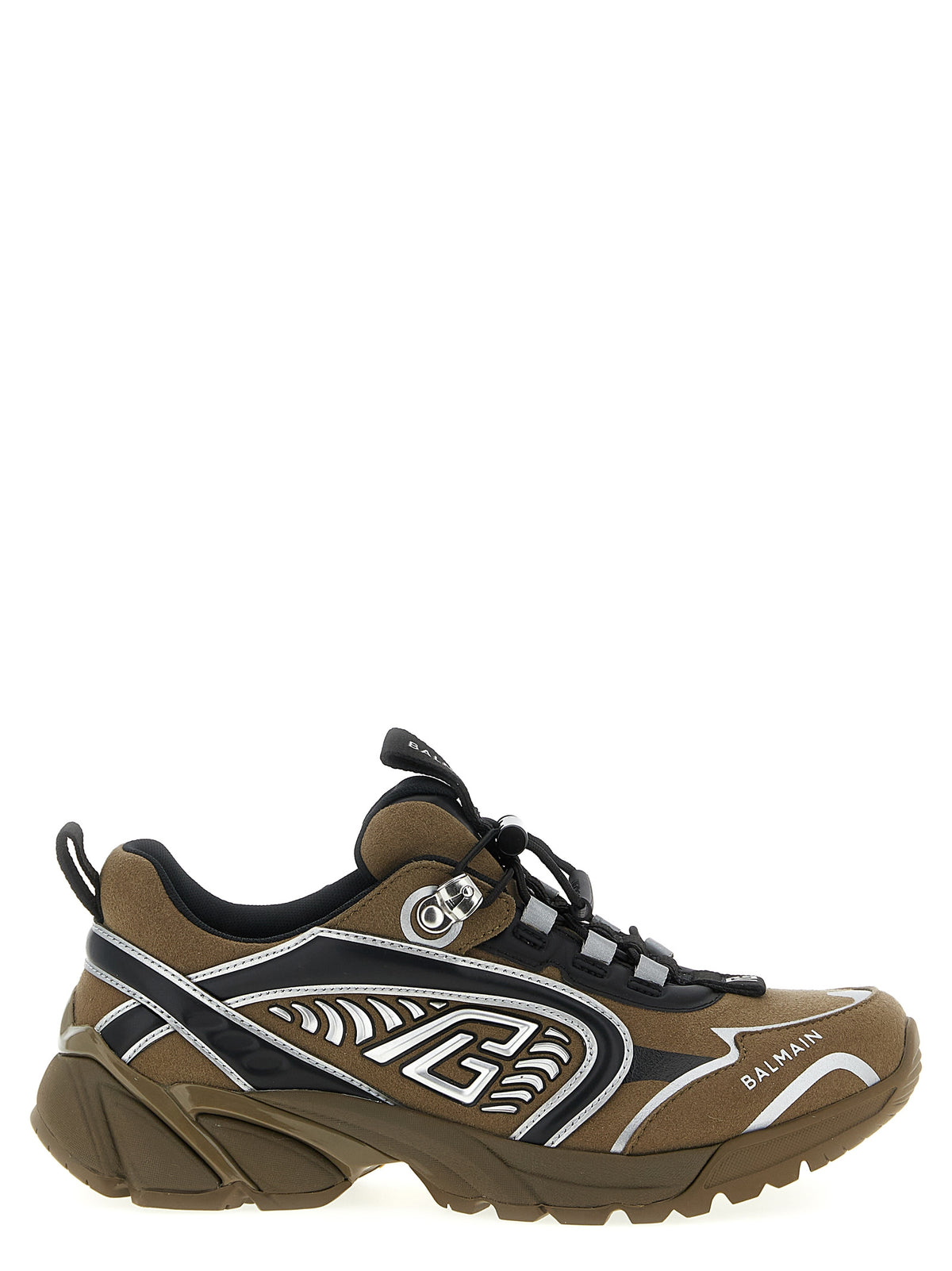 Bicolor Polyethylene Athletic Sneakers